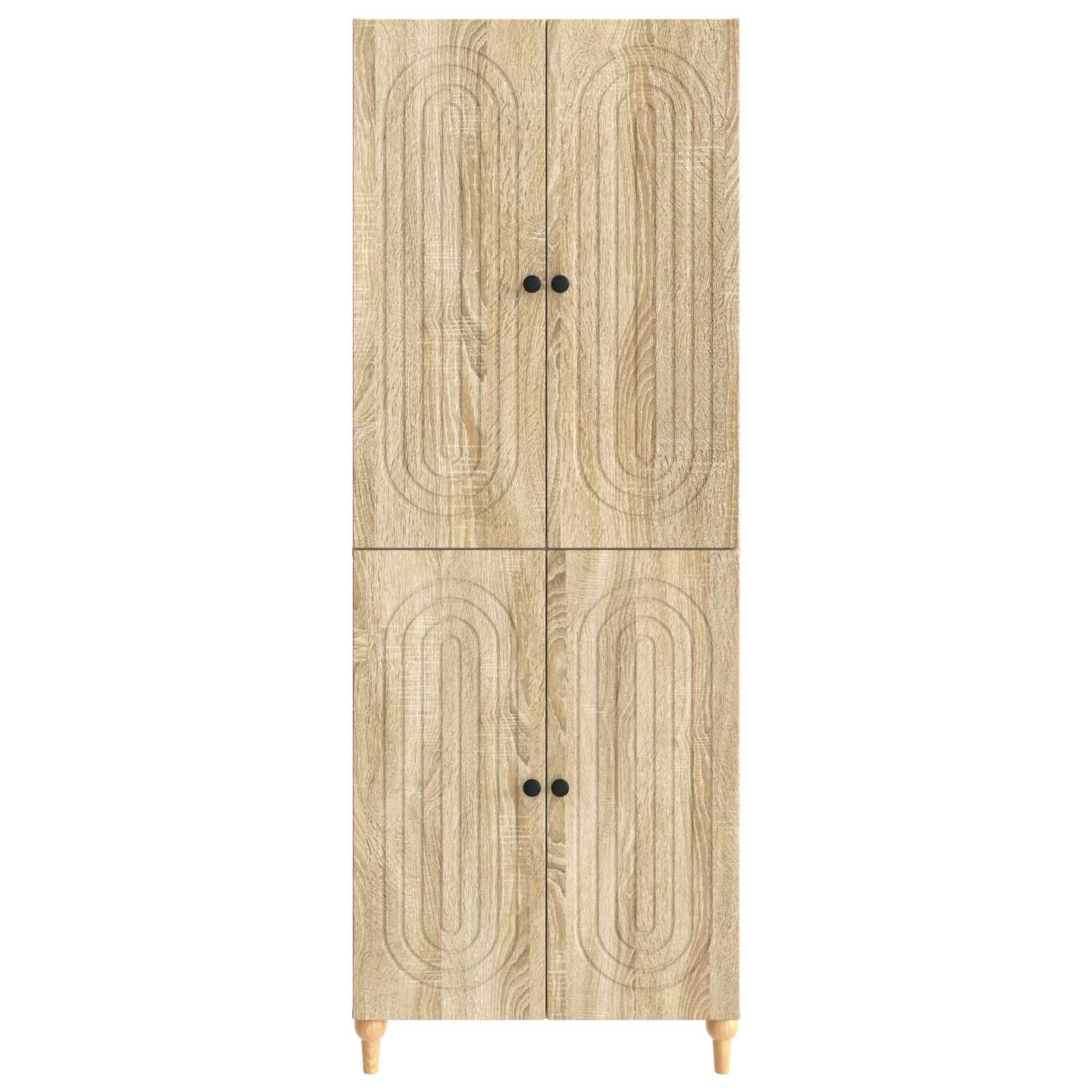Schrankset 2 pcs 66 x 34,5 x 90 cm Holzwerkstoff