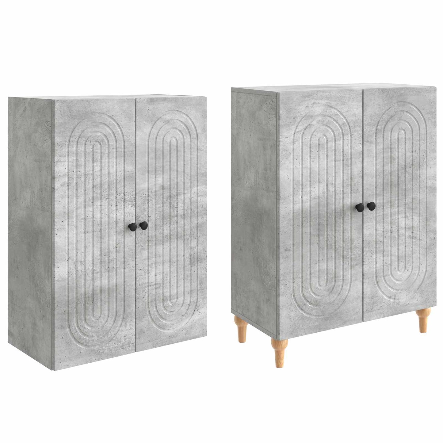 Schrankset 2 pcs 66 x 34,5 x 90 cm Holzwerkstoff