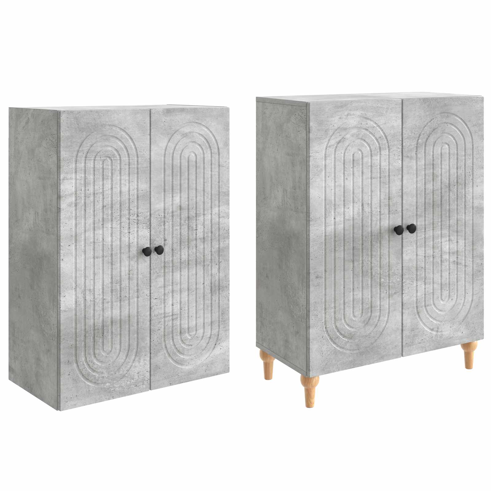 Schrankset 2 pcs 66 x 34,5 x 90 cm Holzwerkstoff