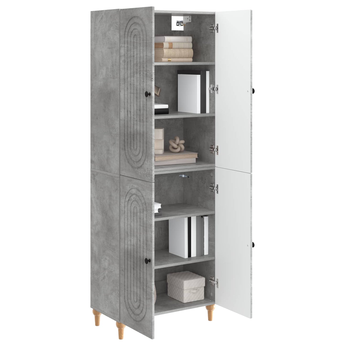 Schrankset 2 pcs 66 x 34,5 x 90 cm Holzwerkstoff
