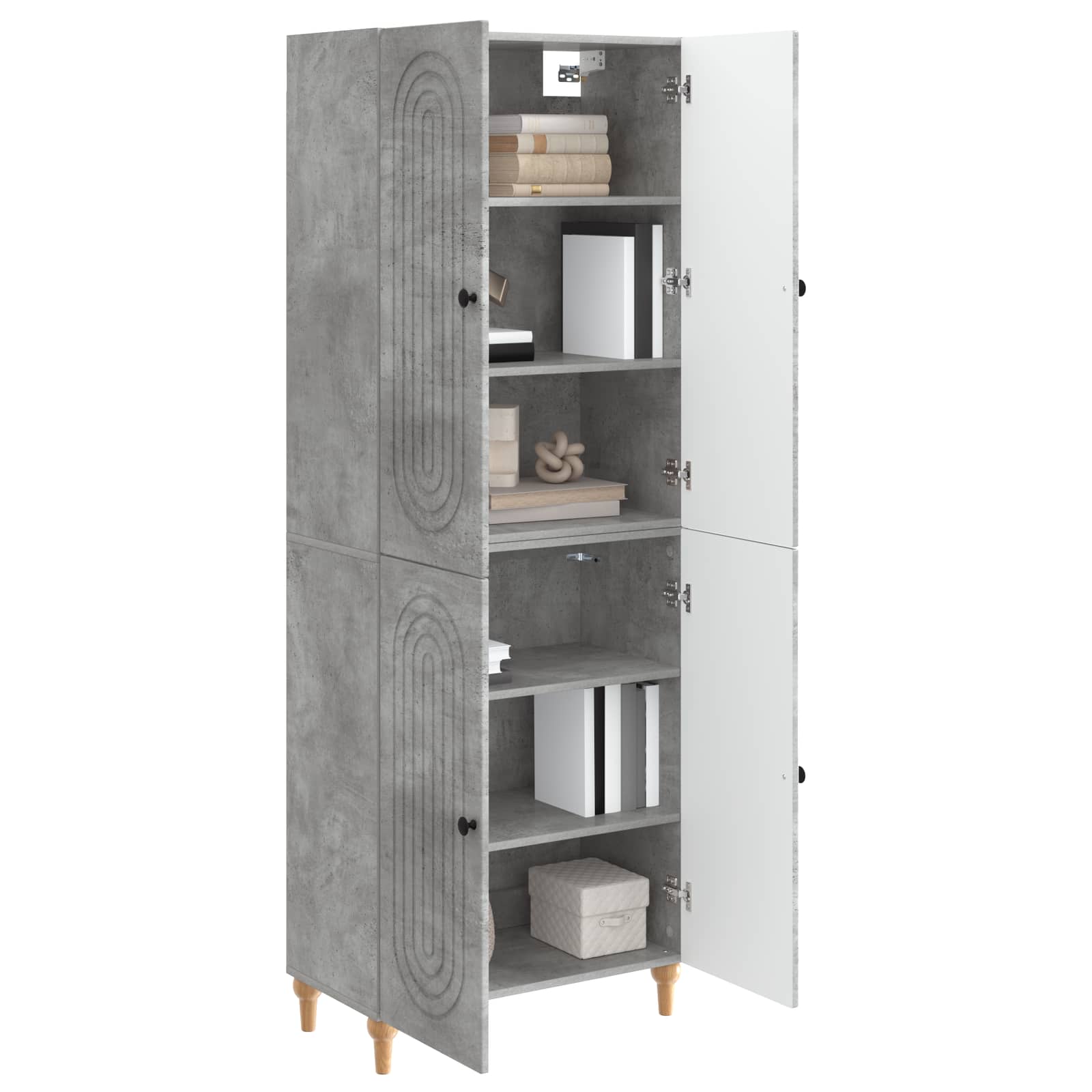 Schrankset 2 pcs 66 x 34,5 x 90 cm Holzwerkstoff