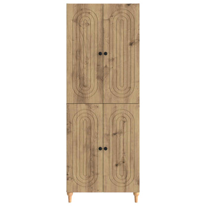 Schrankset 2 stk. Artisan-Eiche Holzwerkstoff