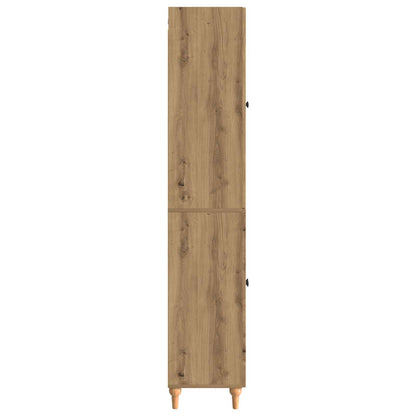 Schrankset 2 stk. Artisan-Eiche Holzwerkstoff