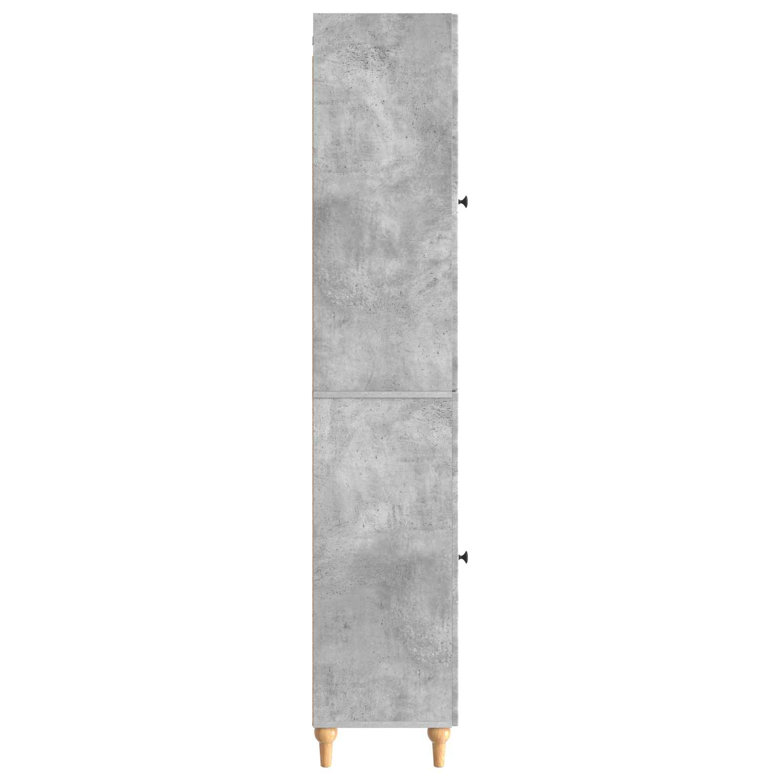 Schrankset 2 pcs Betongrau Holzwerkstoff