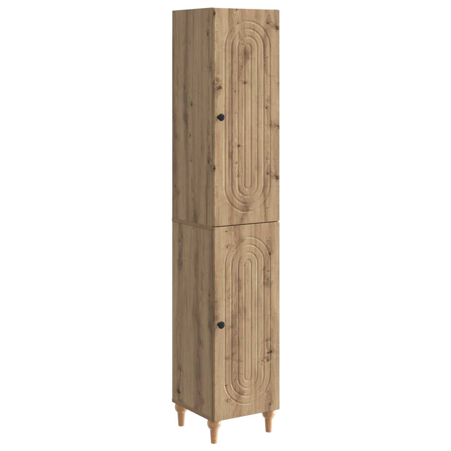 Schrankset 2 stk. Artisan-Eiche Holzwerkstoff