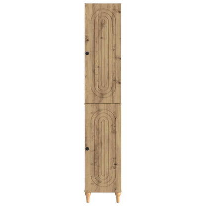 Schrankset 2 stk. Artisan-Eiche Holzwerkstoff