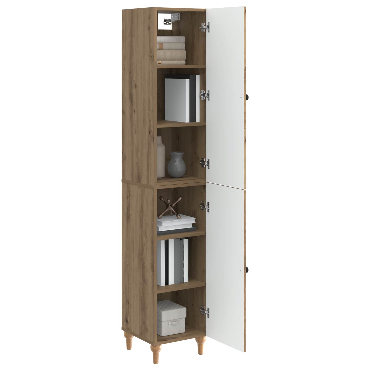 Schrankset 2 stk. Artisan-Eiche Holzwerkstoff
