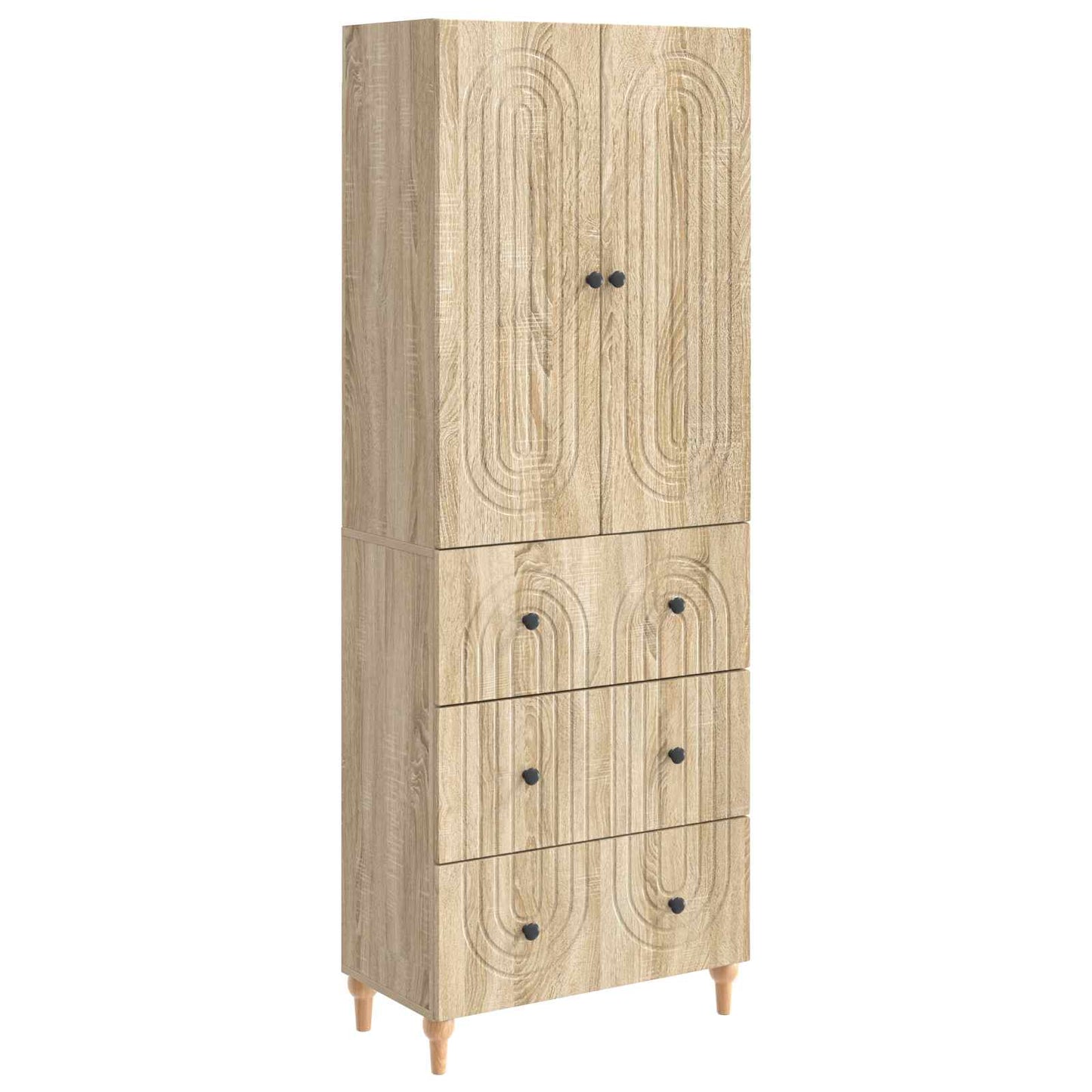 Schrankset 2 pcs 66 x 34,5 x 90 cm Holzwerkstoff
