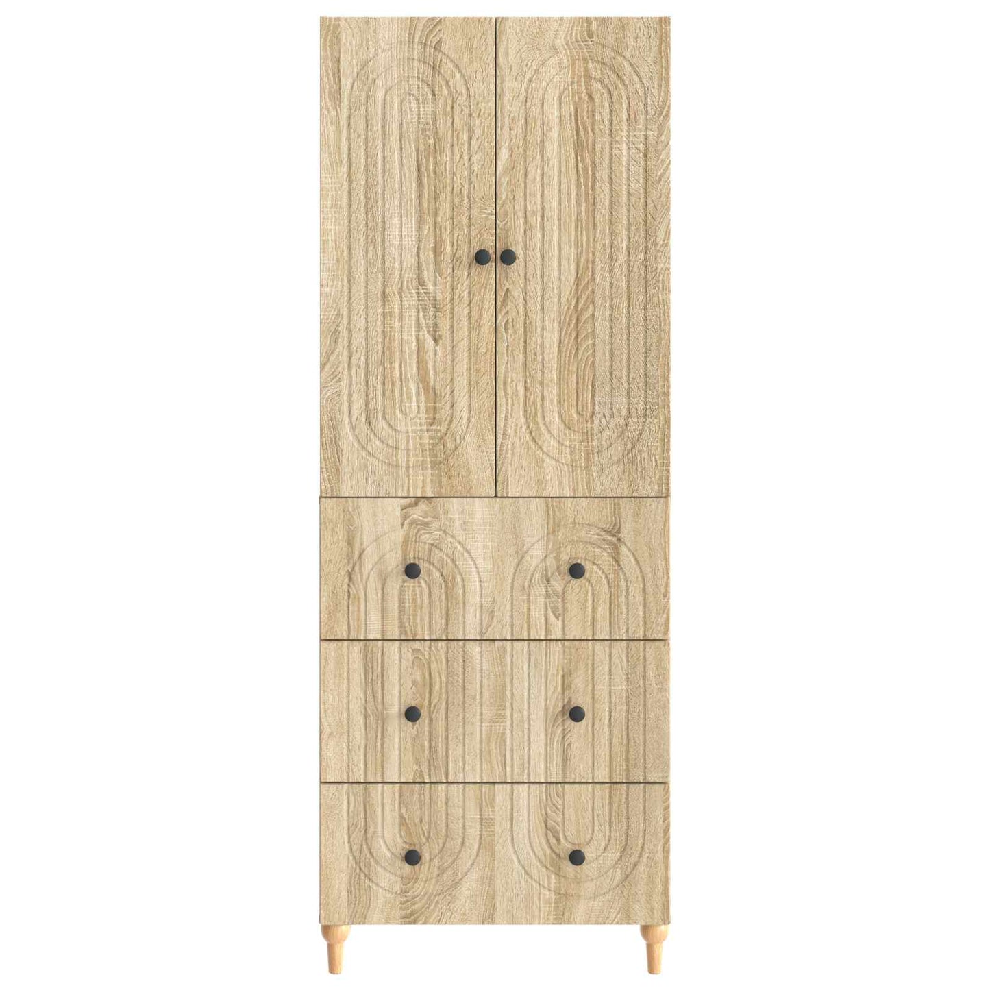 Schrankset 2 pcs 66 x 34,5 x 90 cm Holzwerkstoff