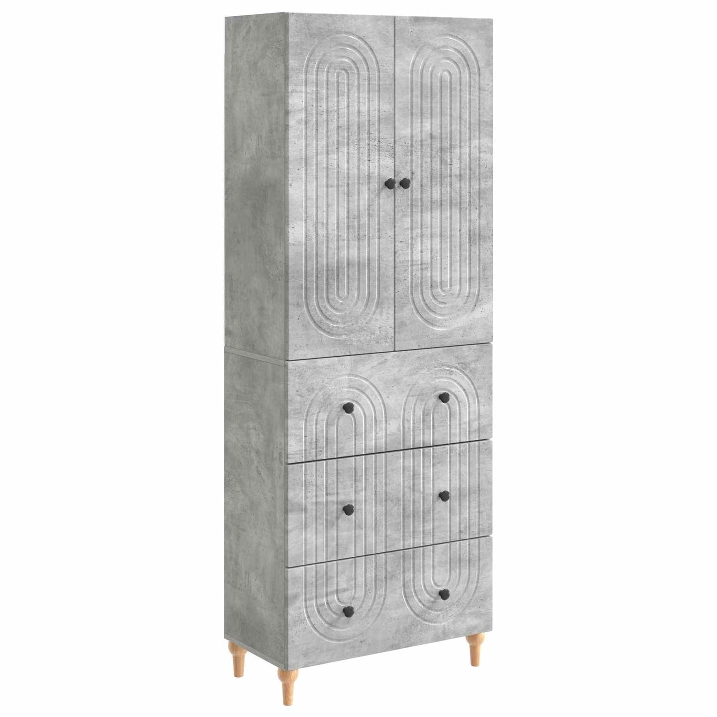 Schrankset 2 pcs 66 x 34,5 x 90 cm Holzwerkstoff