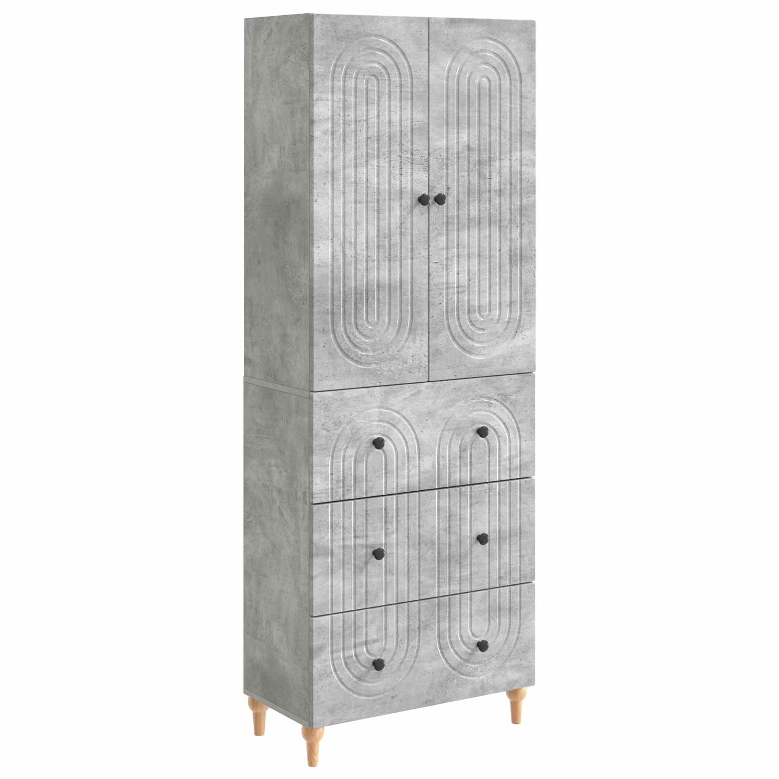 Schrankset 2 pcs 66 x 34,5 x 90 cm Holzwerkstoff