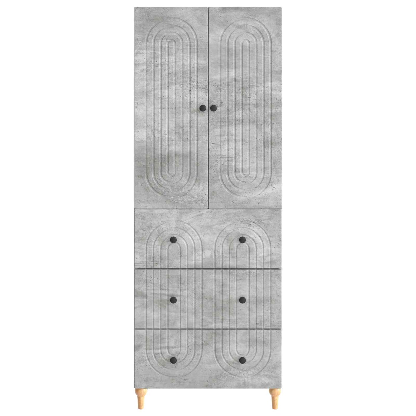 Schrankset 2 pcs 66 x 34,5 x 90 cm Holzwerkstoff