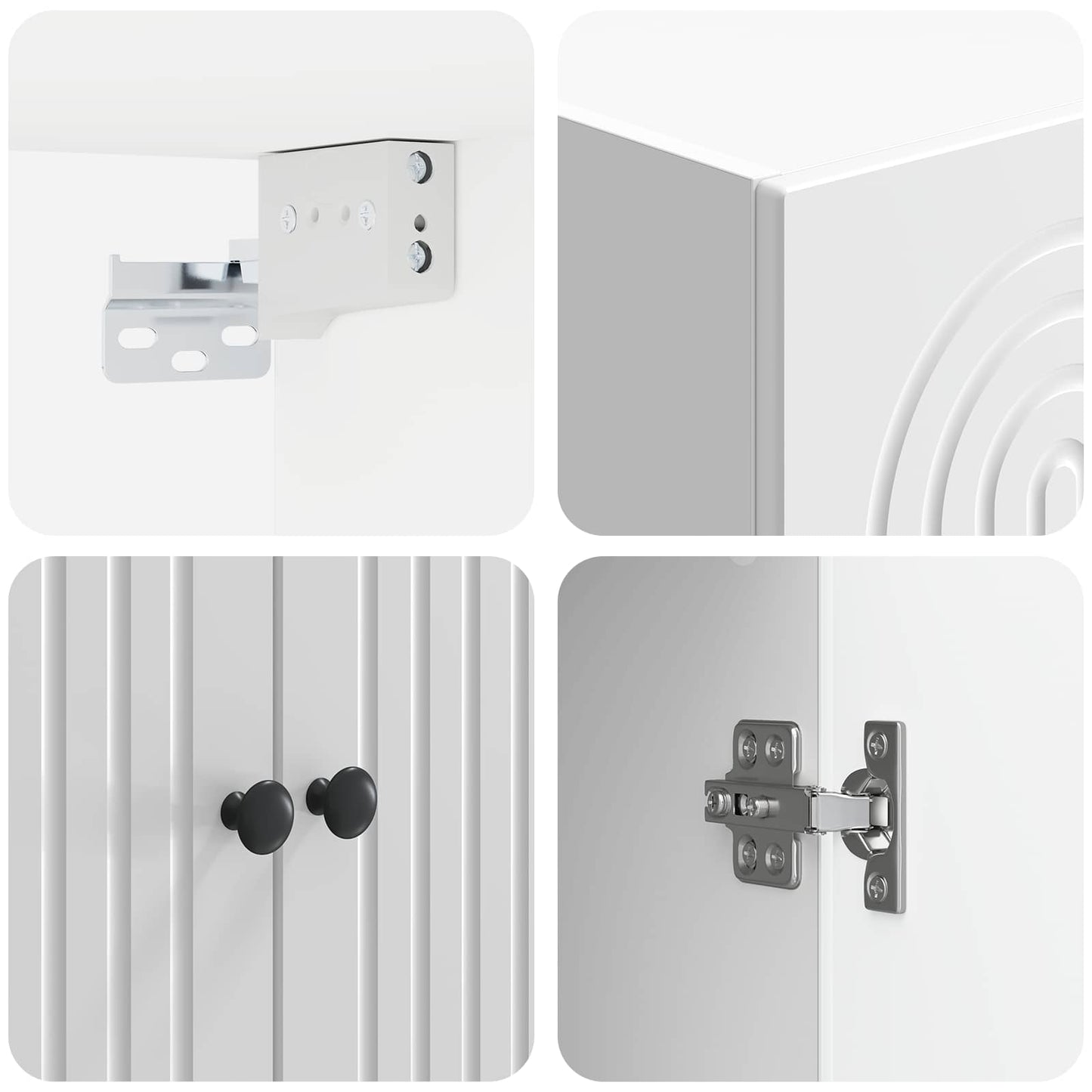 Schrankset 2 stk. Holzwerkstoff