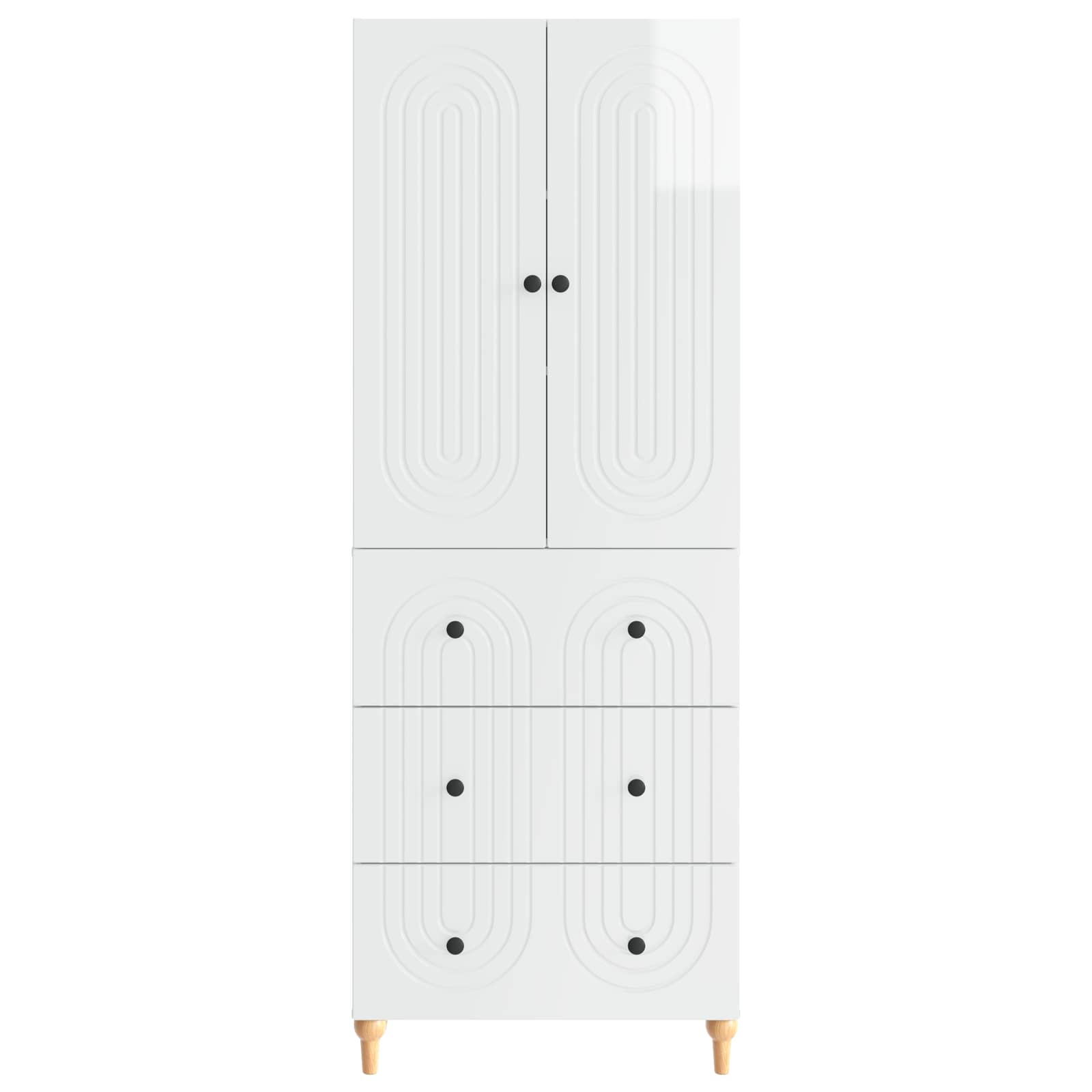 Schrankset 2 stk. Holzwerkstoff