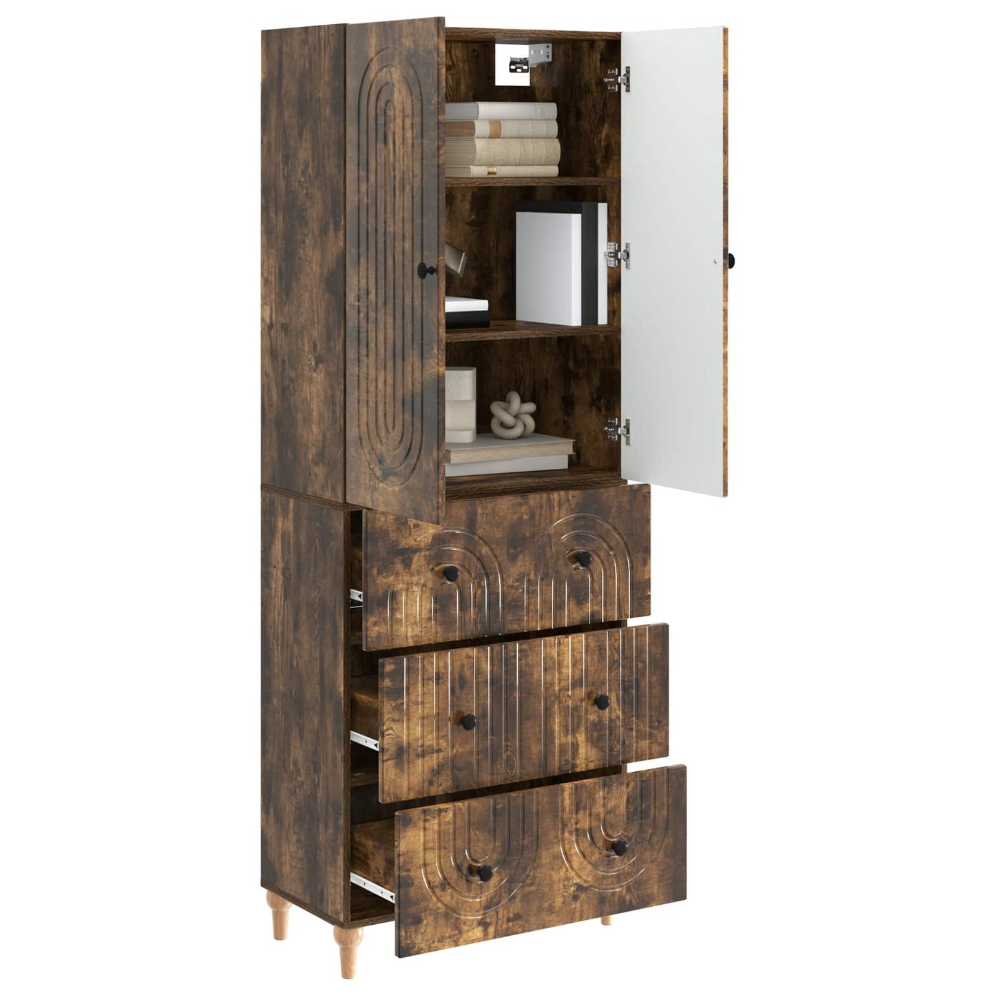 Schrankset 2 stk. Holzwerkstoff