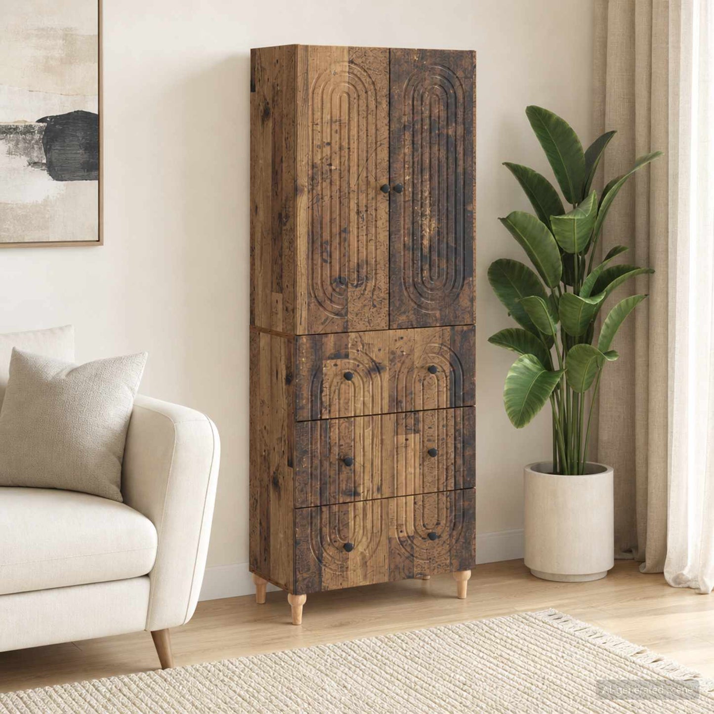 Schrankset 2 stk. Holzwerkstoff