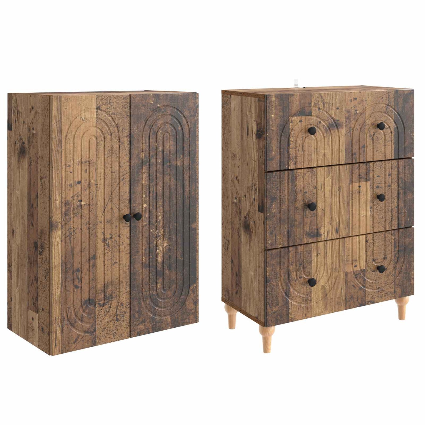 Schrankset 2 stk. Holzwerkstoff