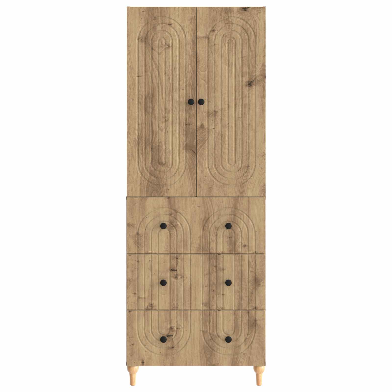 Schrankset 2 stk. Holzwerkstoff