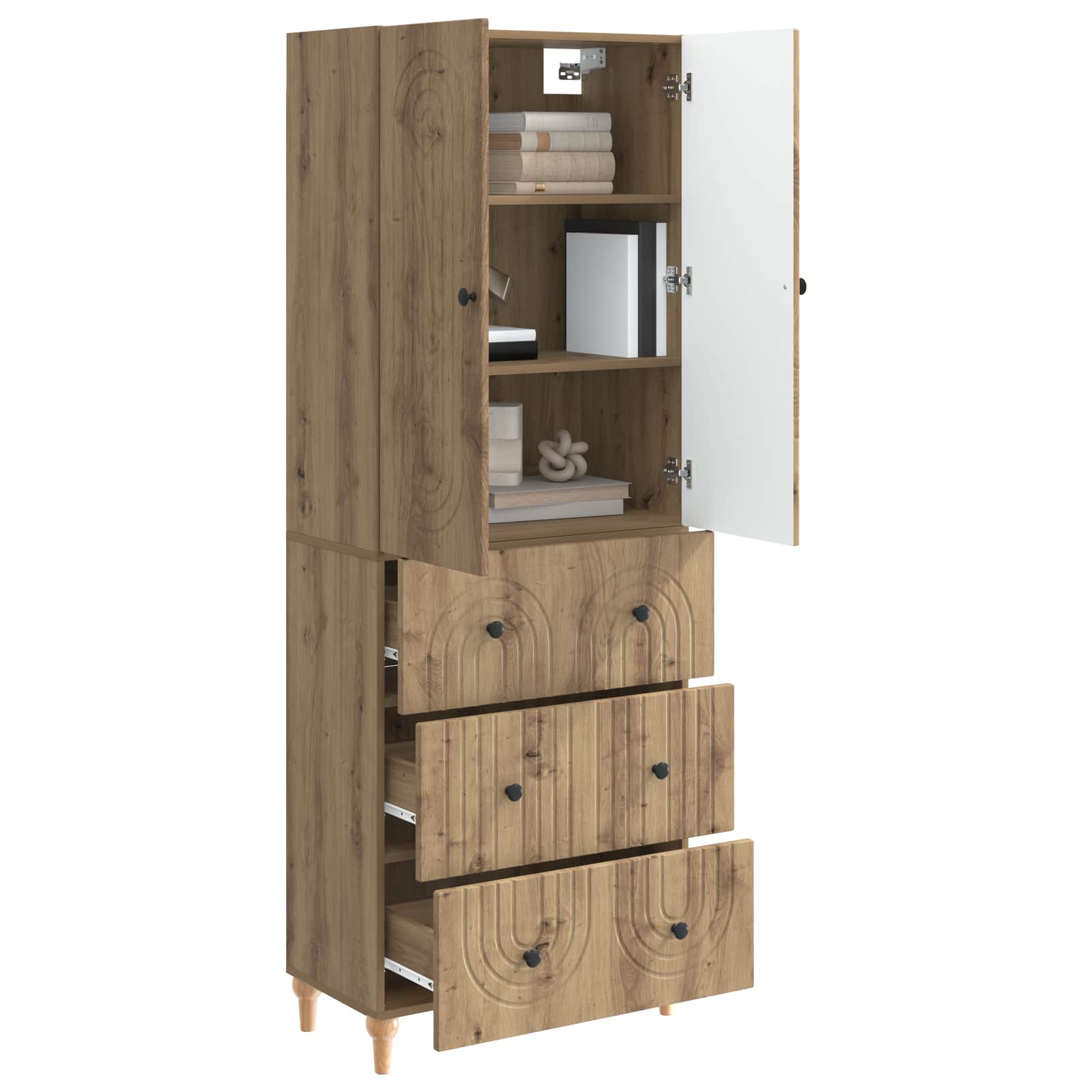 Schrankset 2 stk. Holzwerkstoff