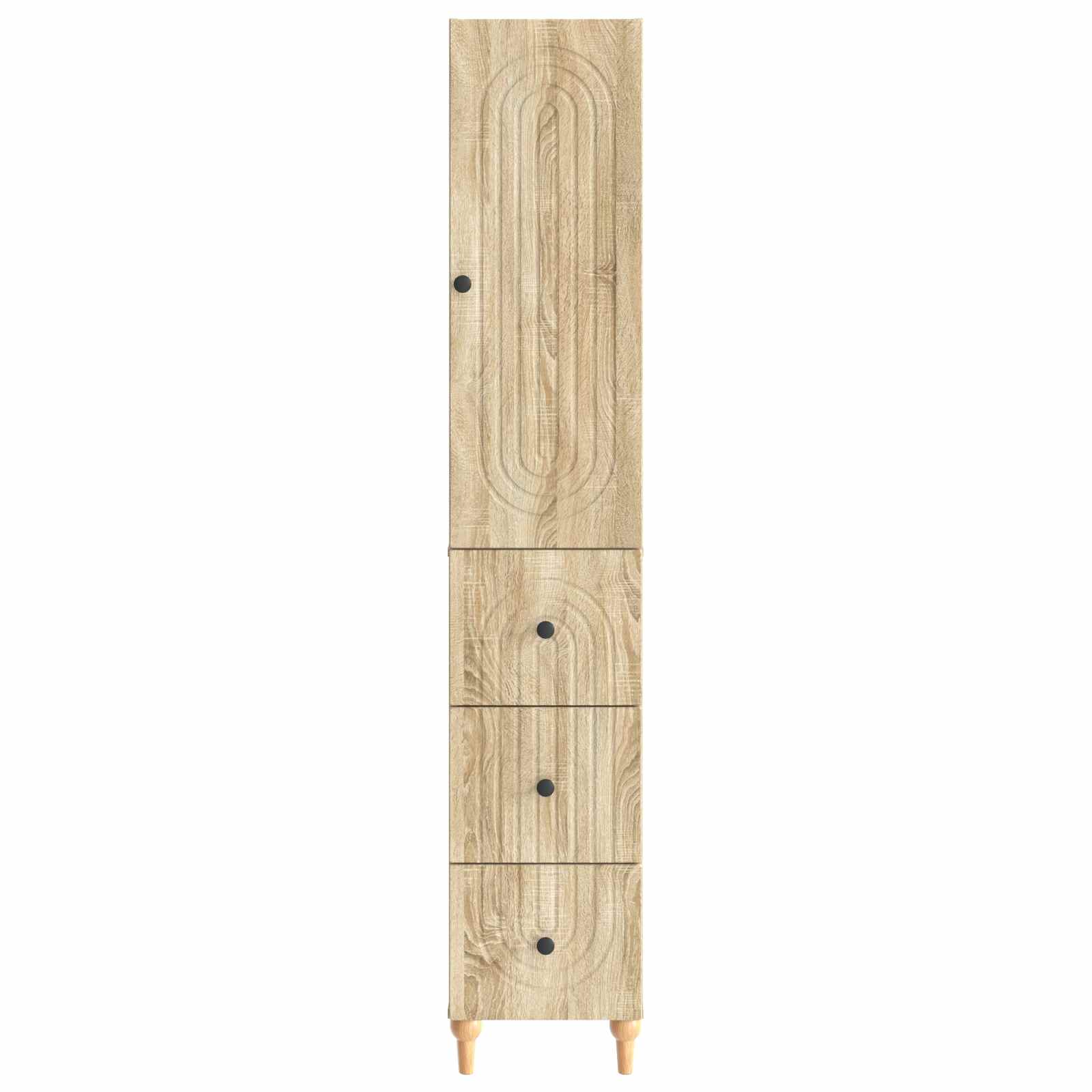 Schrankset 2 pcs 33 x 34,5 x 90 cm Holzwerkstoff