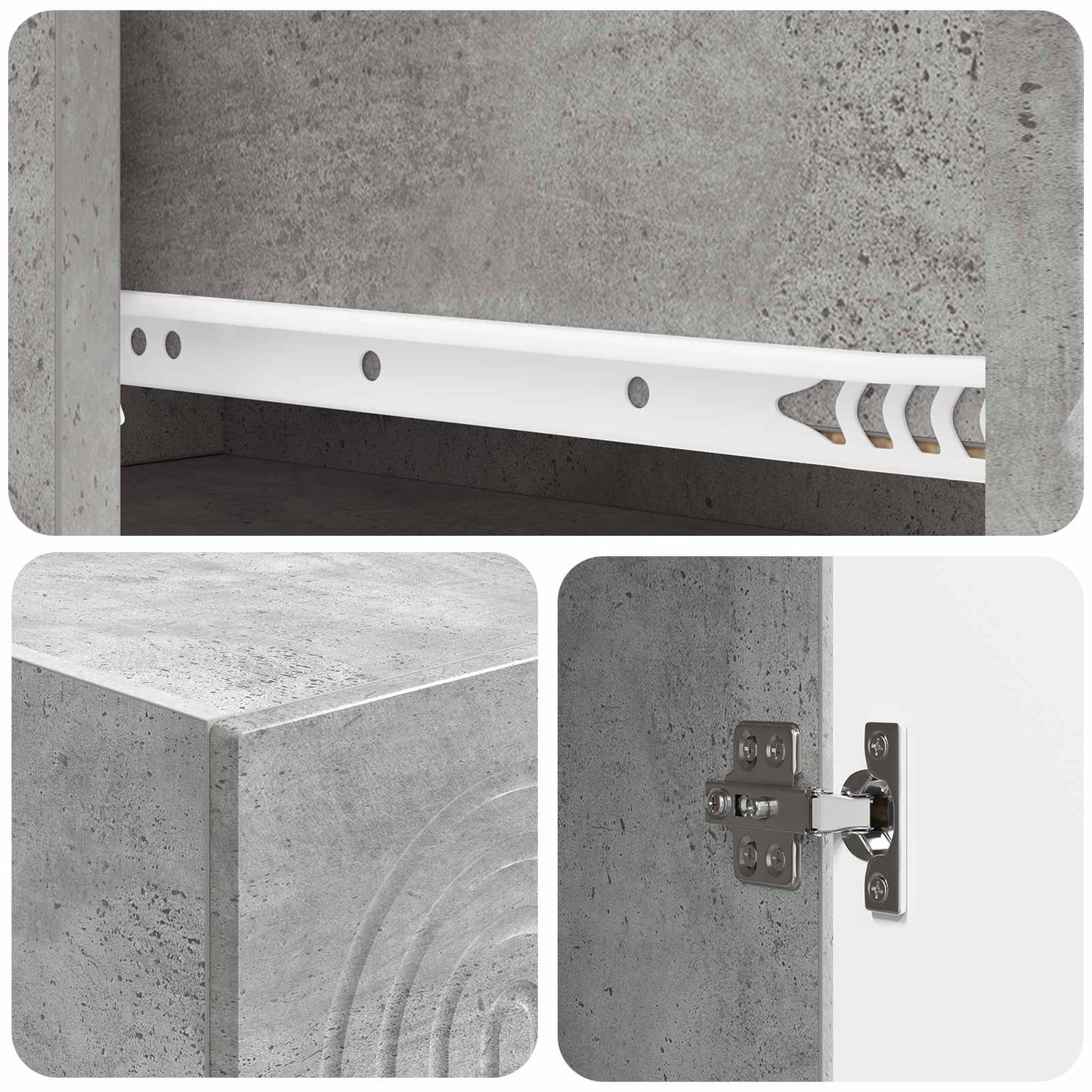 Schrankset 2 stk. Holzwerkstoff