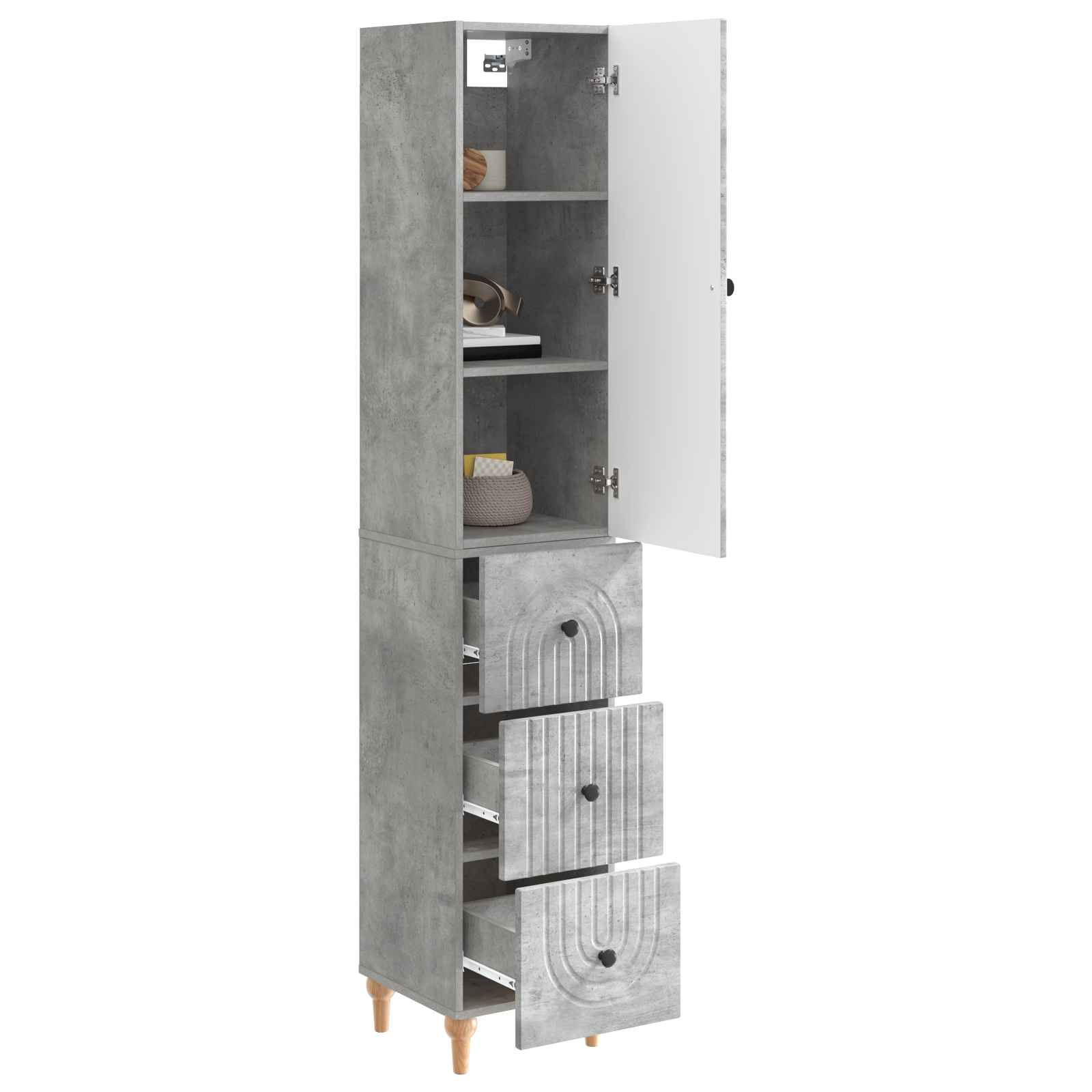 Schrankset 2 stk. Holzwerkstoff