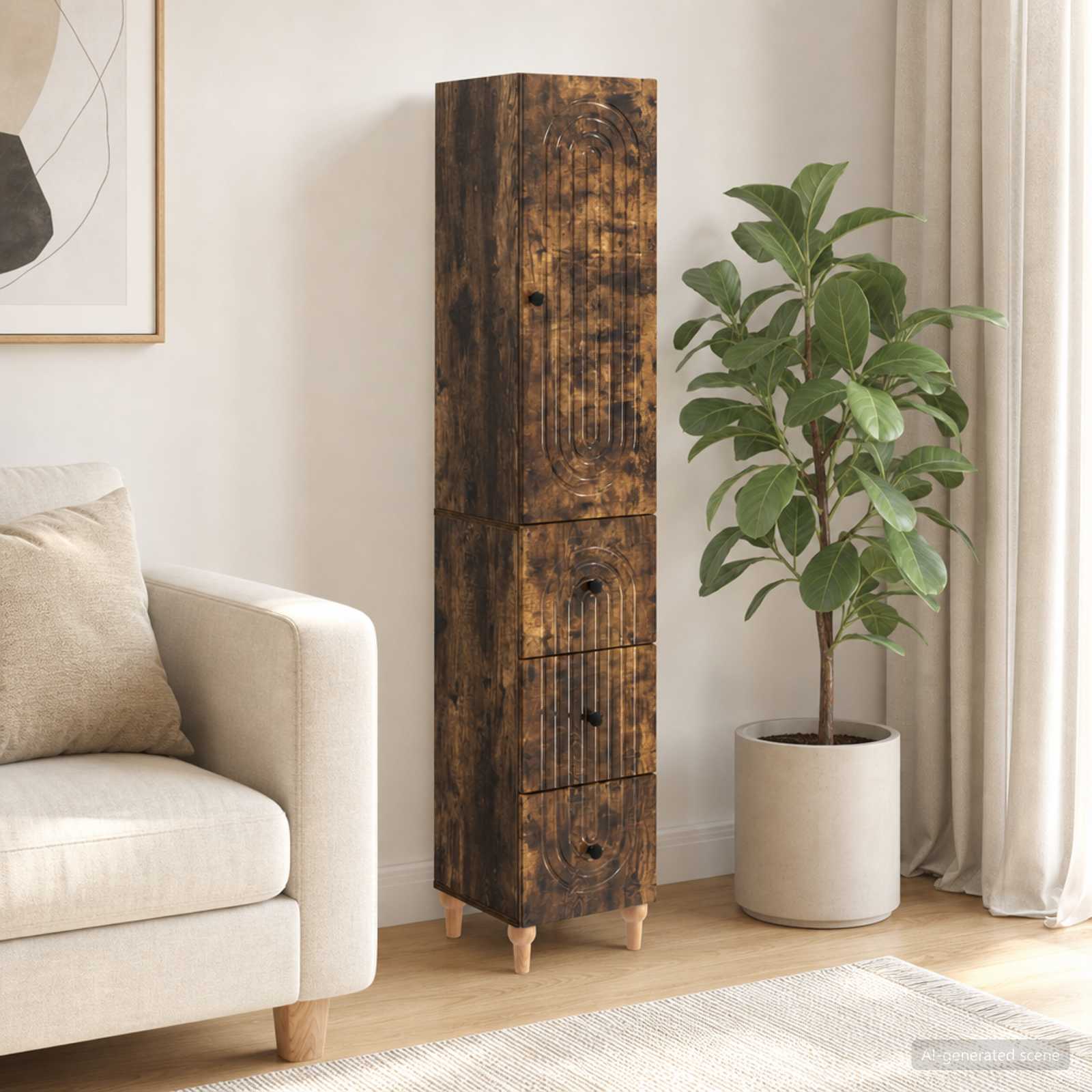 Schrankset 2 stk. Holzwerkstoff