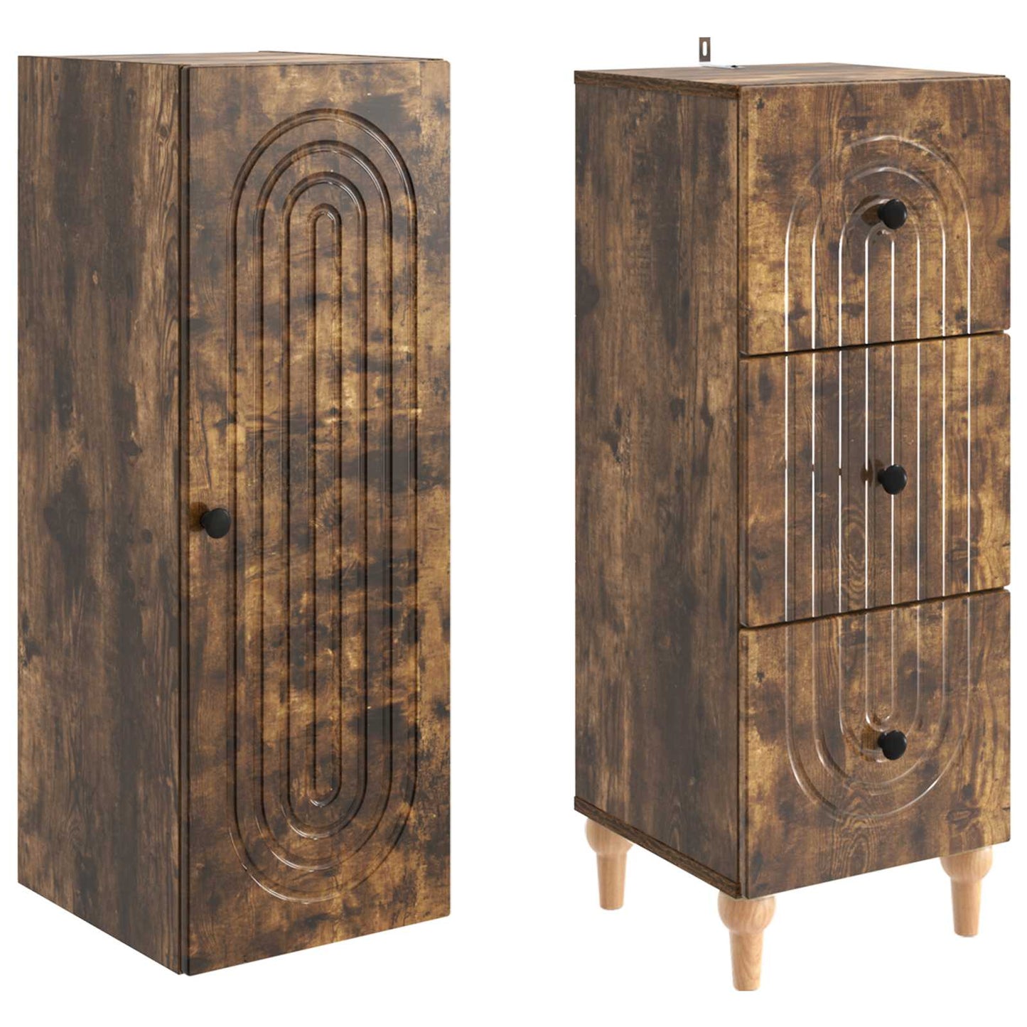 Schrankset 2 stk. Holzwerkstoff