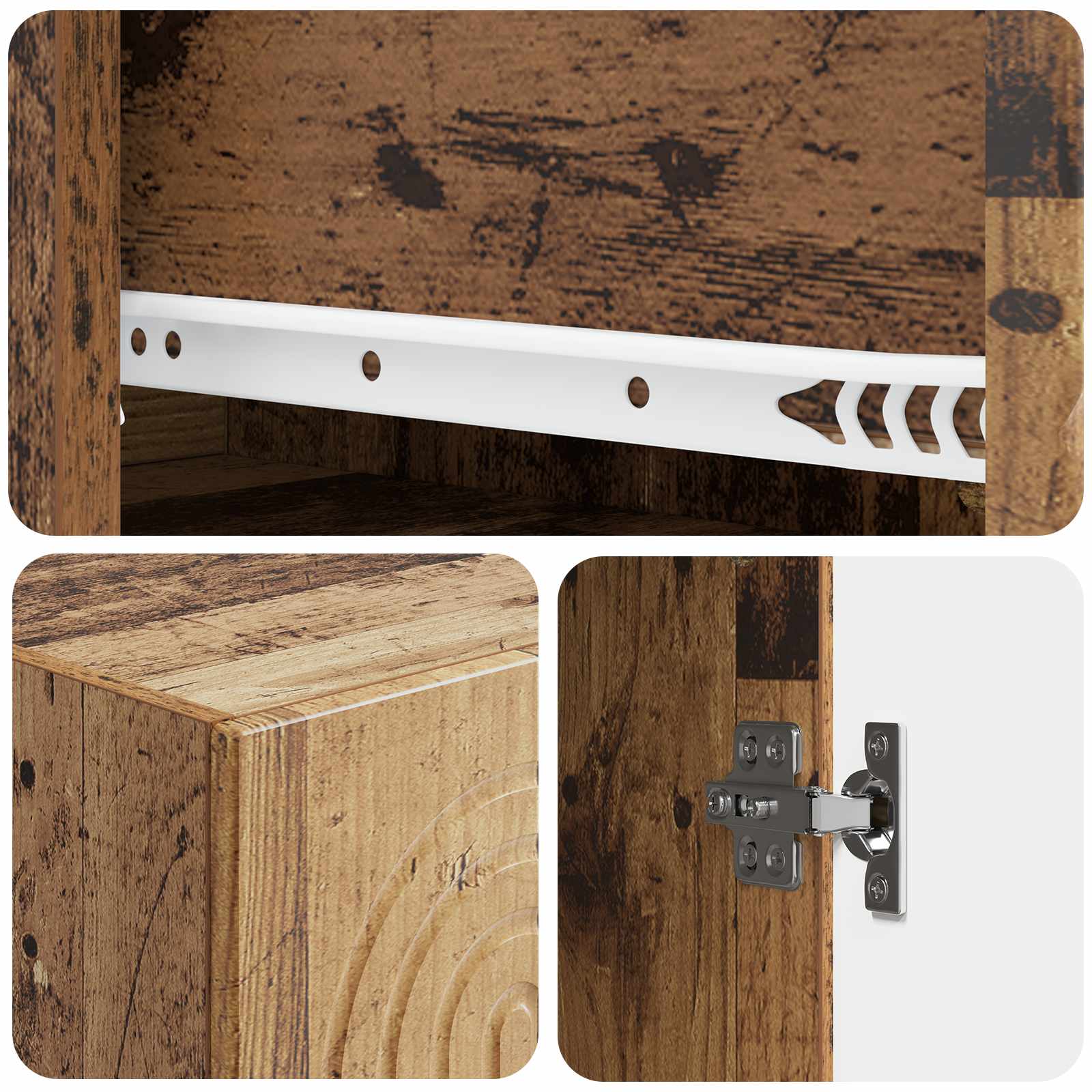 Schrankset 2 stk. Holzwerkstoff