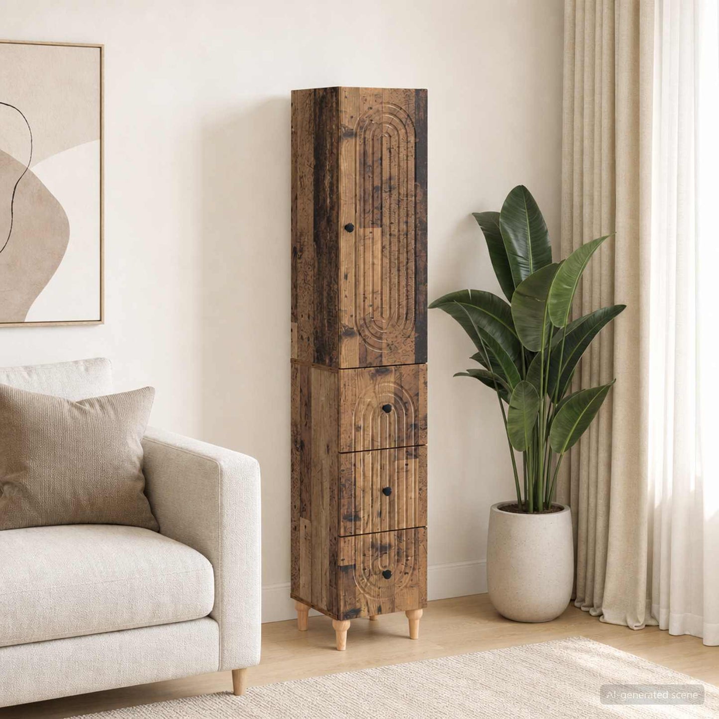 Schrankset 2 stk. Holzwerkstoff
