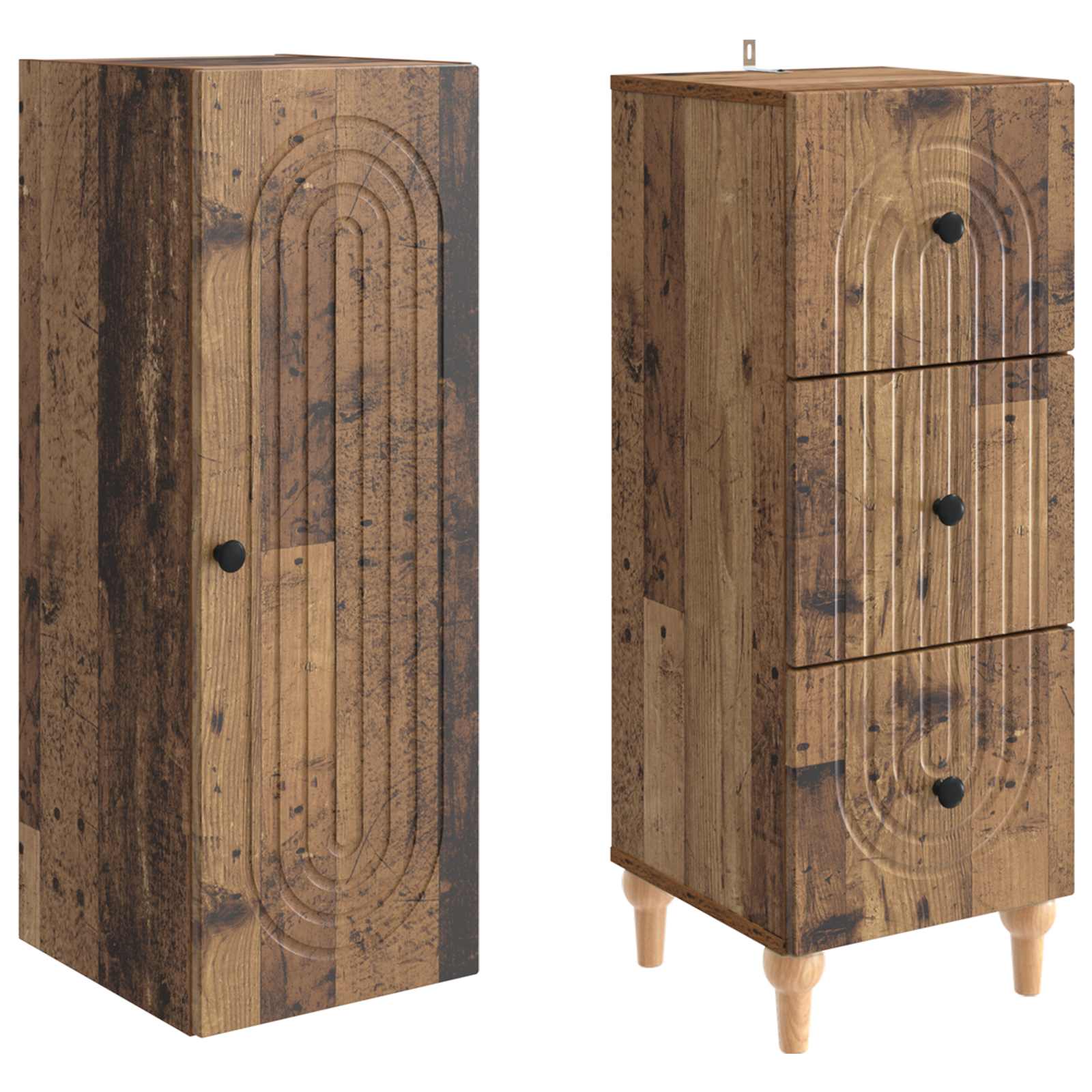 Schrankset 2 stk. Holzwerkstoff