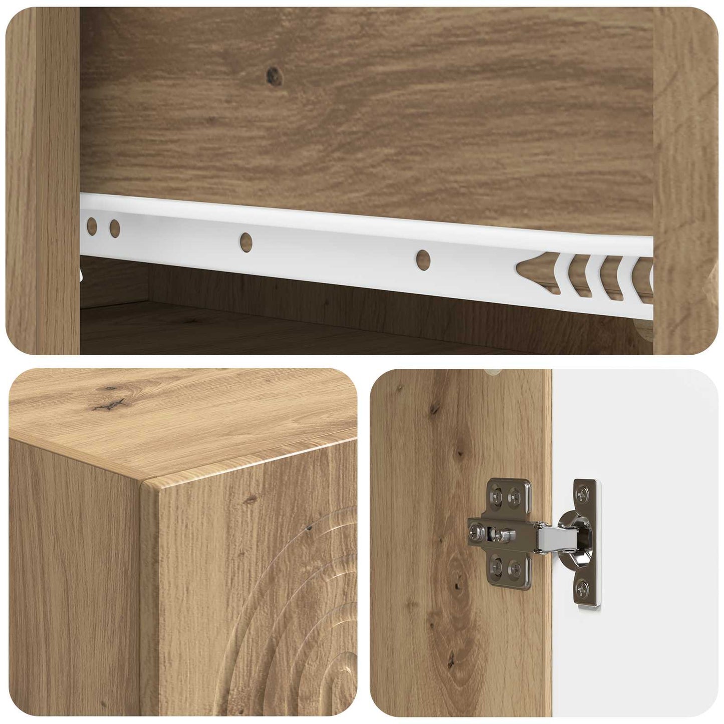 Schrankset 2 Stk. Holzwerkstoff