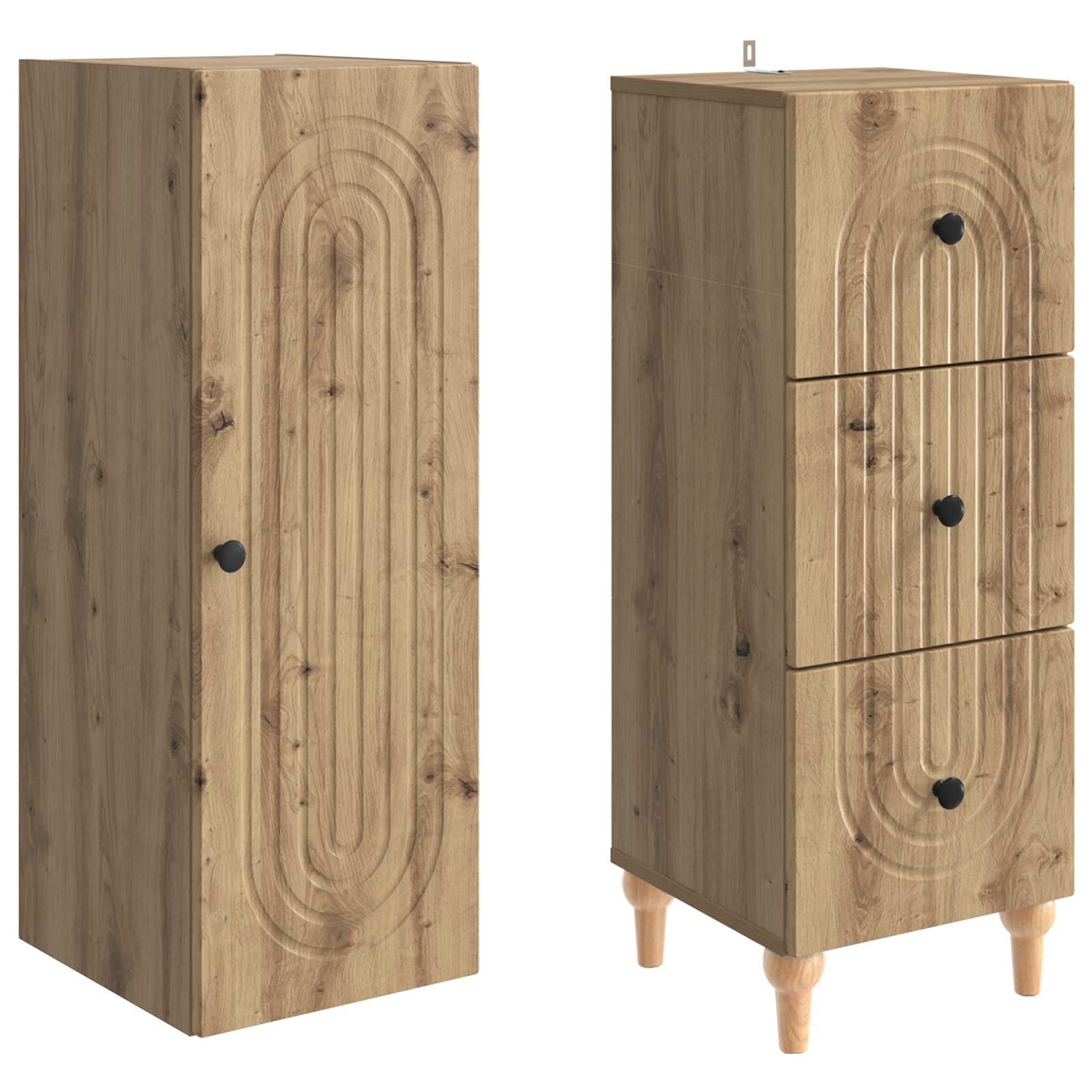 Schrankset 2 Stk. Holzwerkstoff