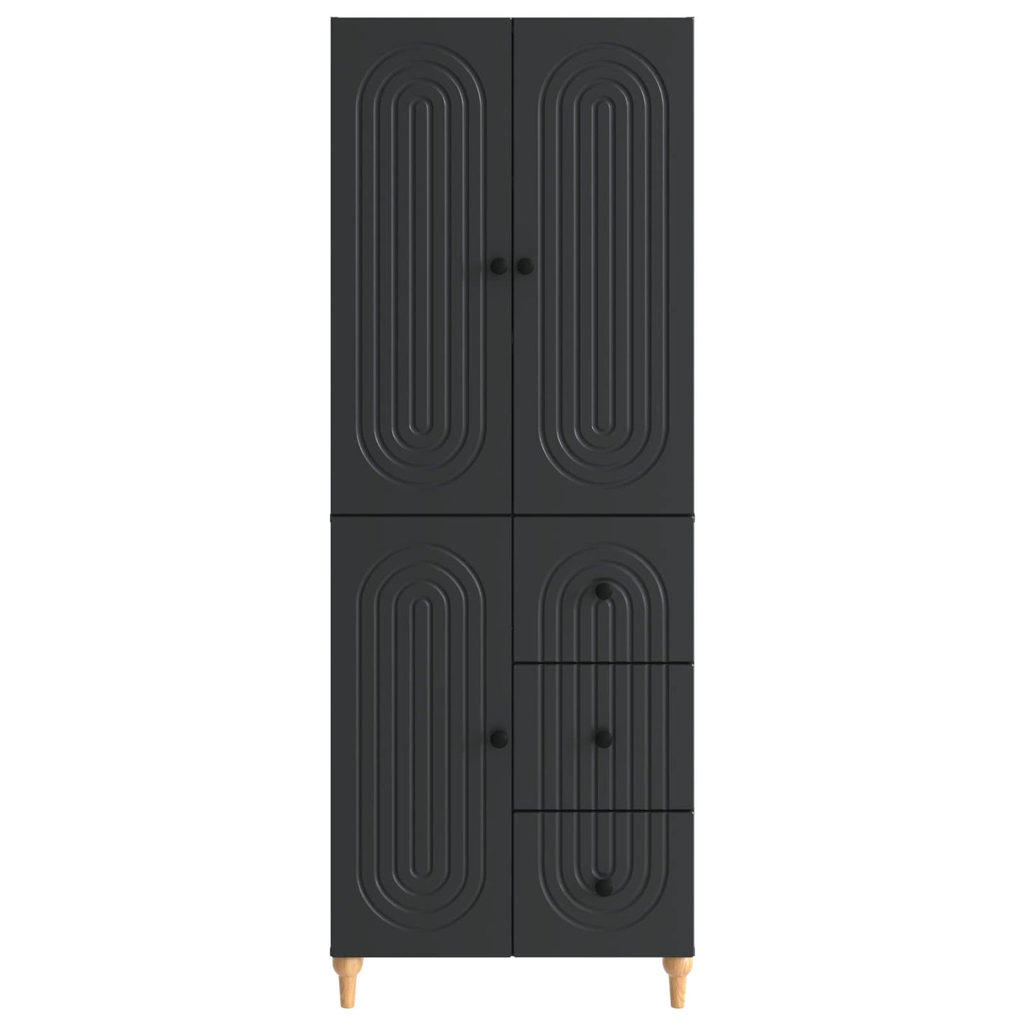 Schrankset 2 pcs 66 x 34,5 x 90 cm Holzwerkstoff