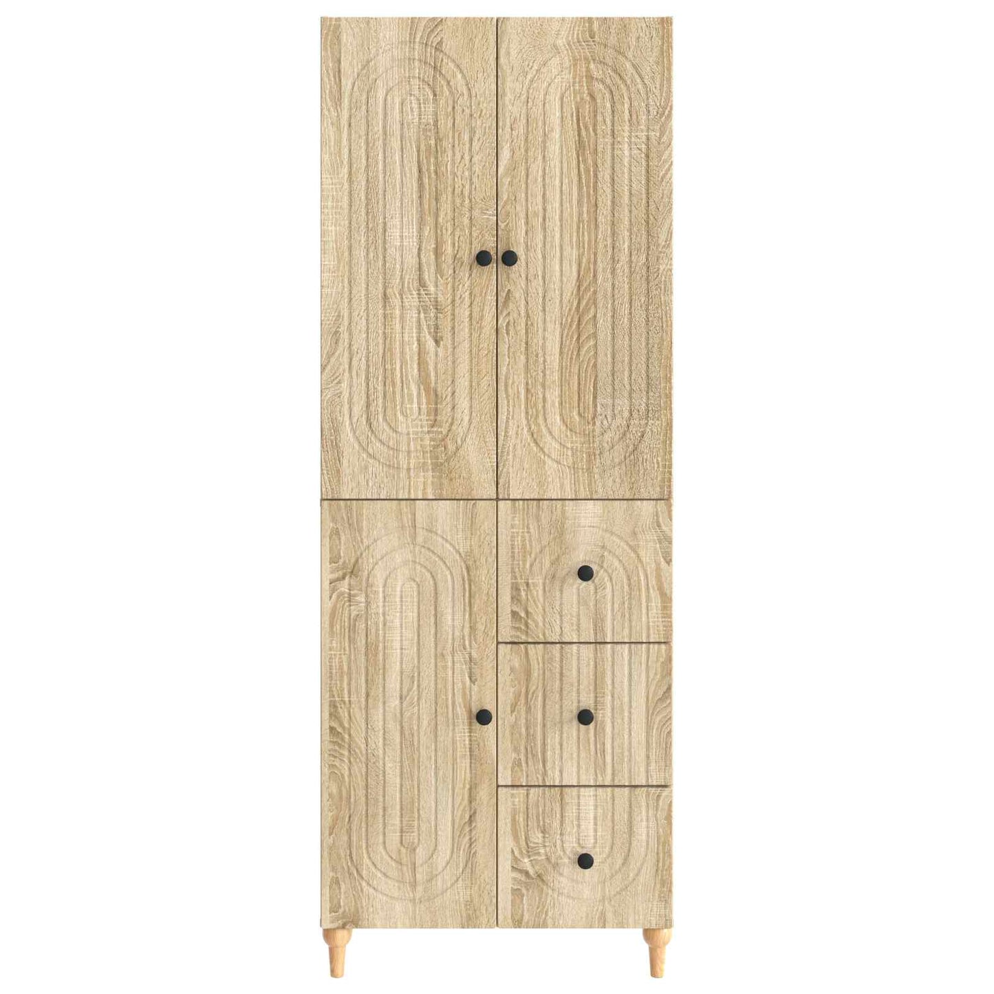 Schrankset 2 pcs 66 x 34,5 x 90 cm Holzwerkstoff