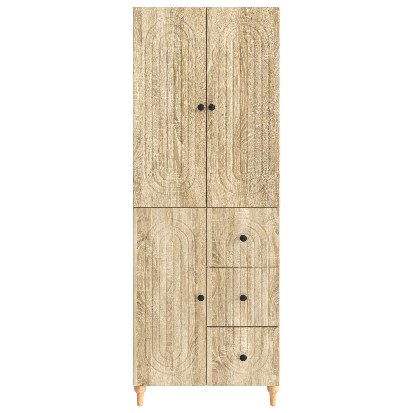 Schrankset 2 pcs 66 x 34,5 x 90 cm Holzwerkstoff