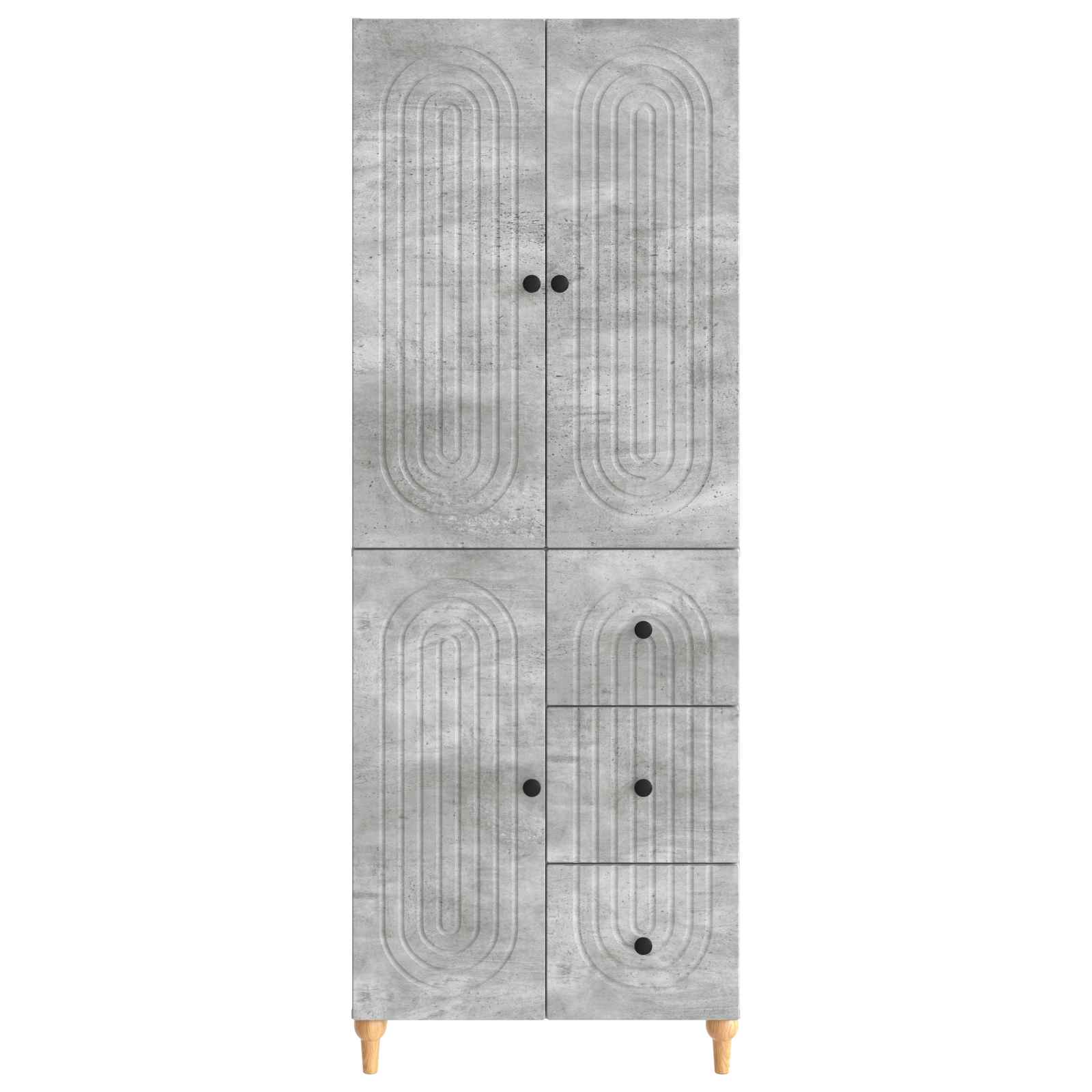 Schrankset 2 pcs 66 x 34,5 x 90 cm Holzwerkstoff
