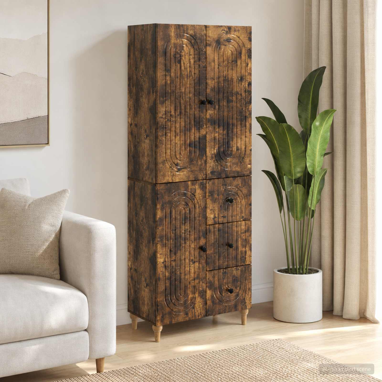 Schrankset 2 stk. Holzwerkstoff