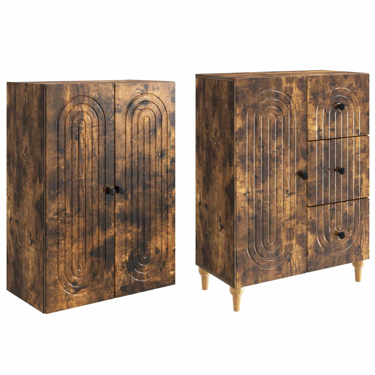 Schrankset 2 stk. Holzwerkstoff