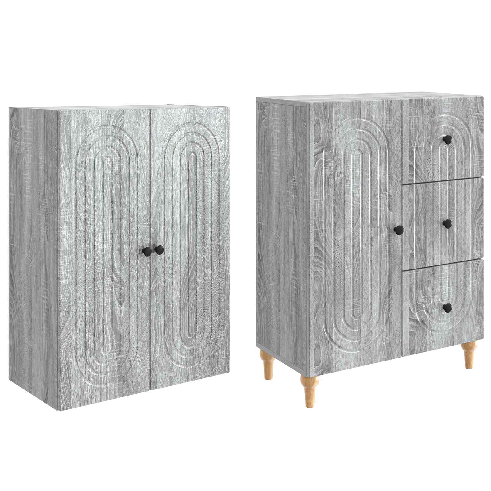 Schrankset 2 stk. Holzwerkstoff