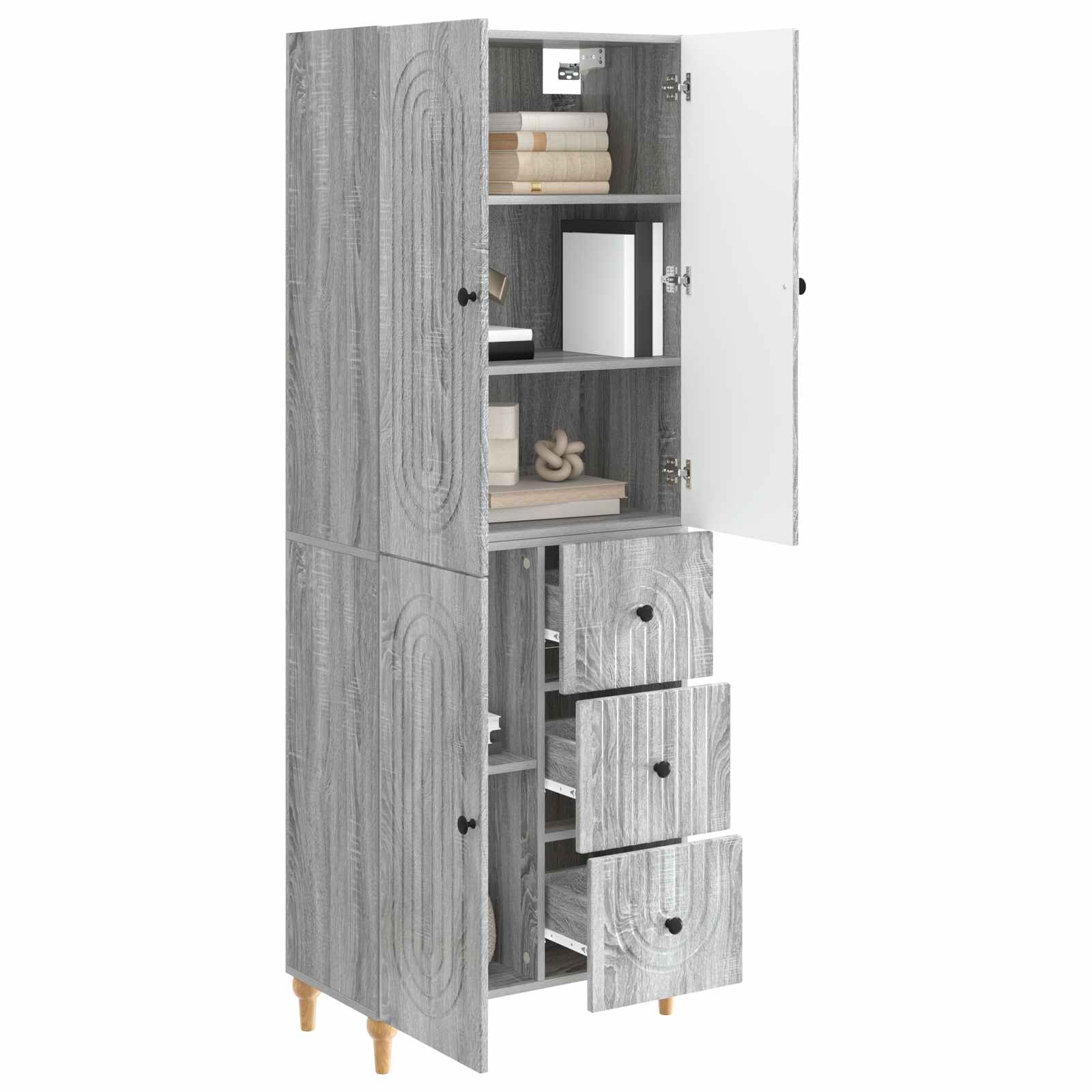 Schrankset 2 stk. Holzwerkstoff