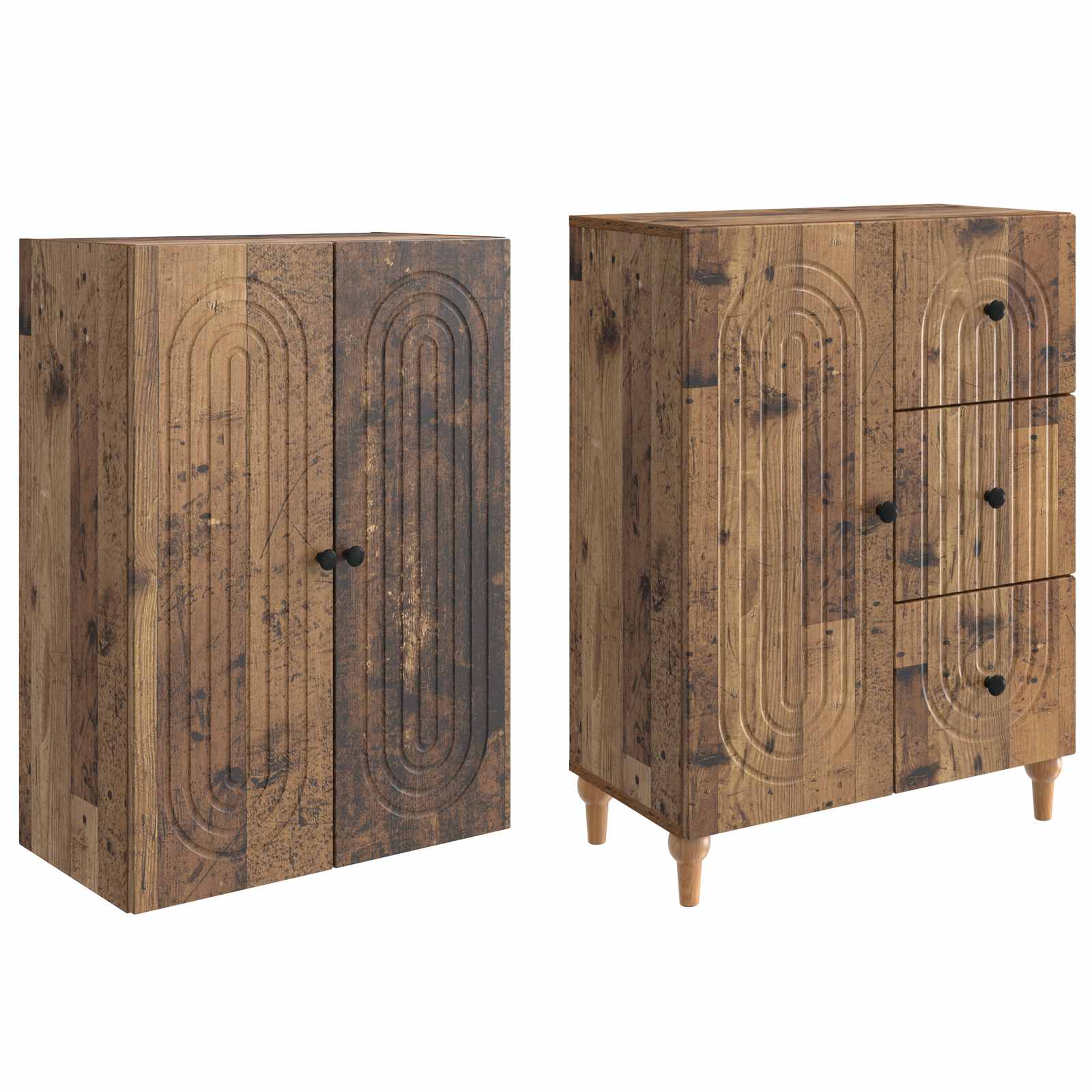 Schrankset 2 stk. Holzwerkstoff