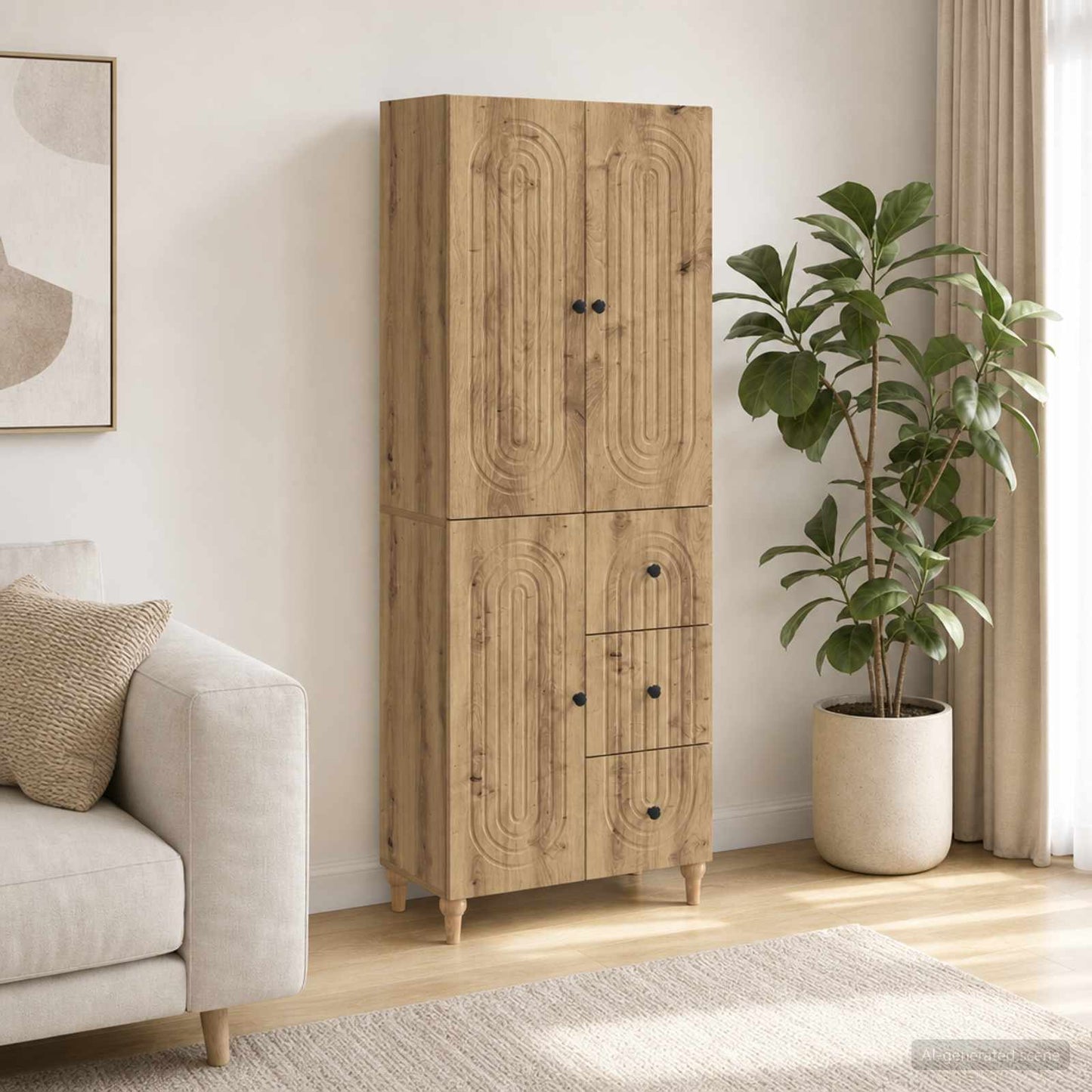 Schrankset 2 Stk. Holzwerkstoff