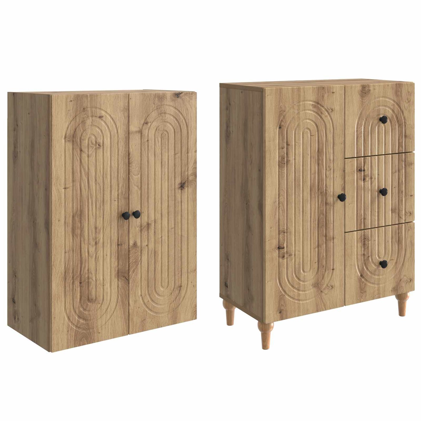 Schrankset 2 Stk. Holzwerkstoff