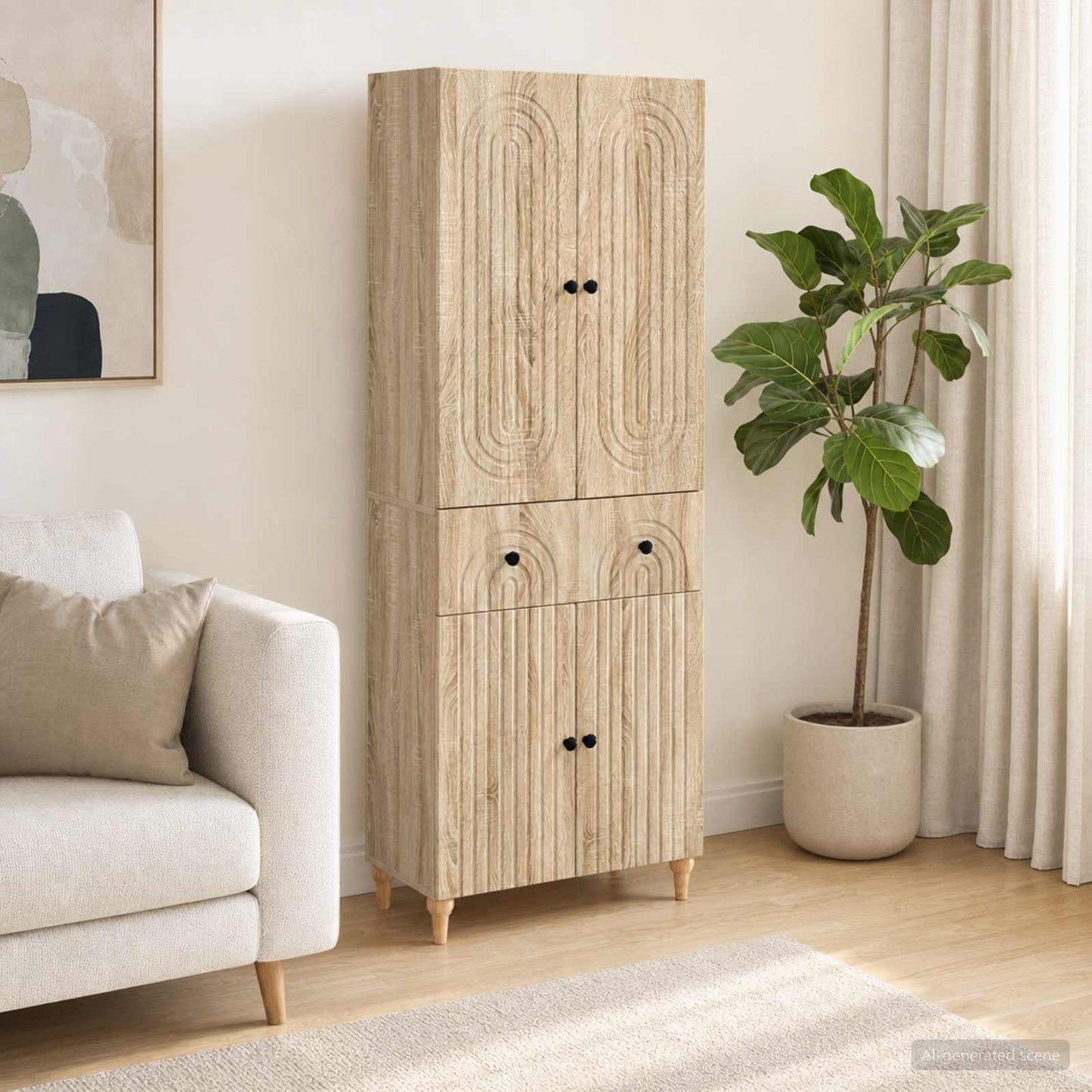 Schrankset 2 stk. Holzwerkstoff