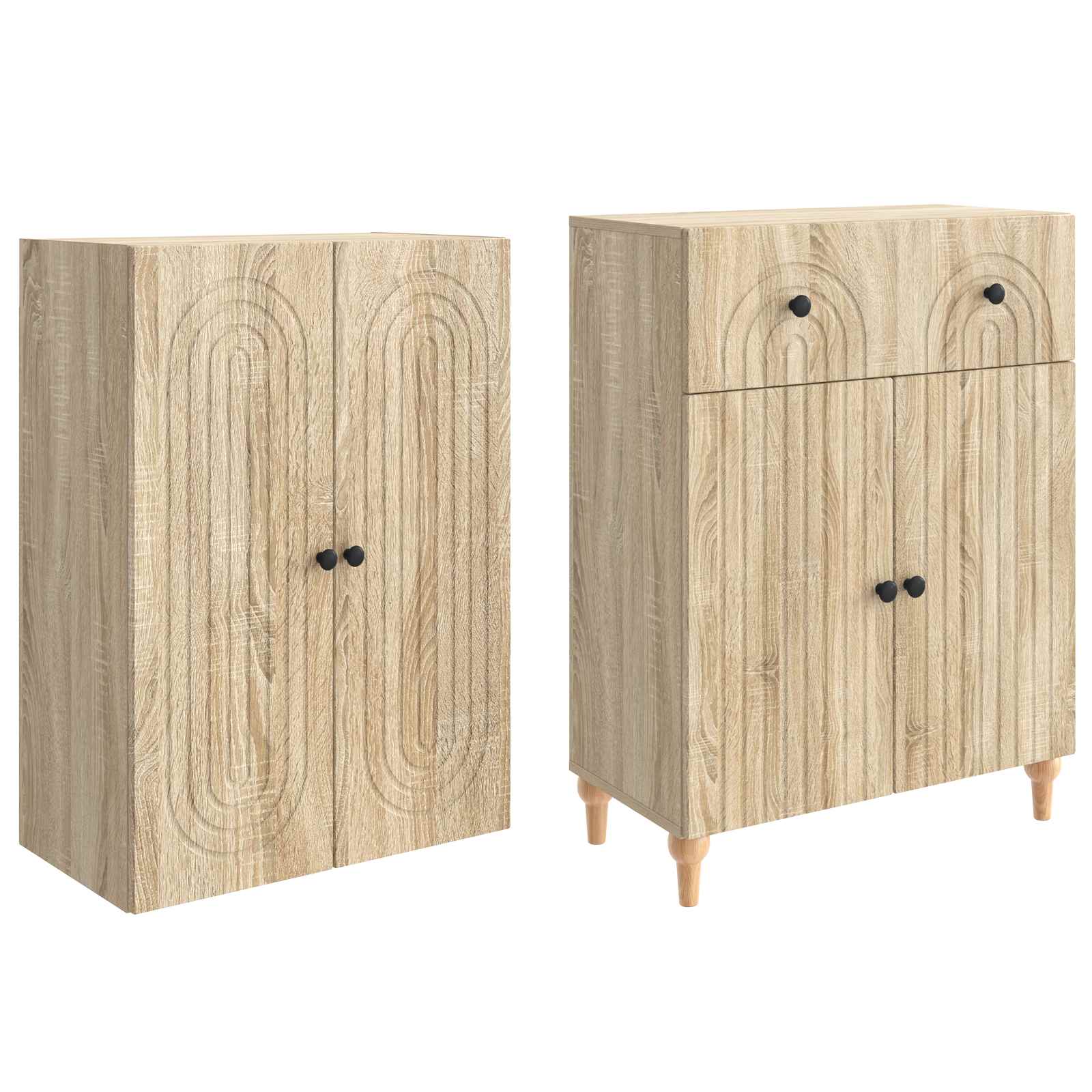 Schrankset 2 stk. Holzwerkstoff