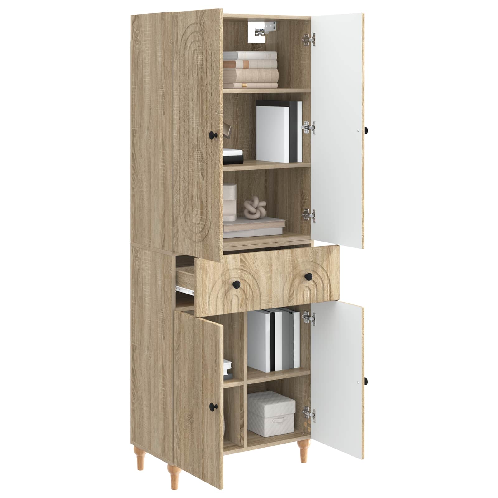 Schrankset 2 stk. Holzwerkstoff