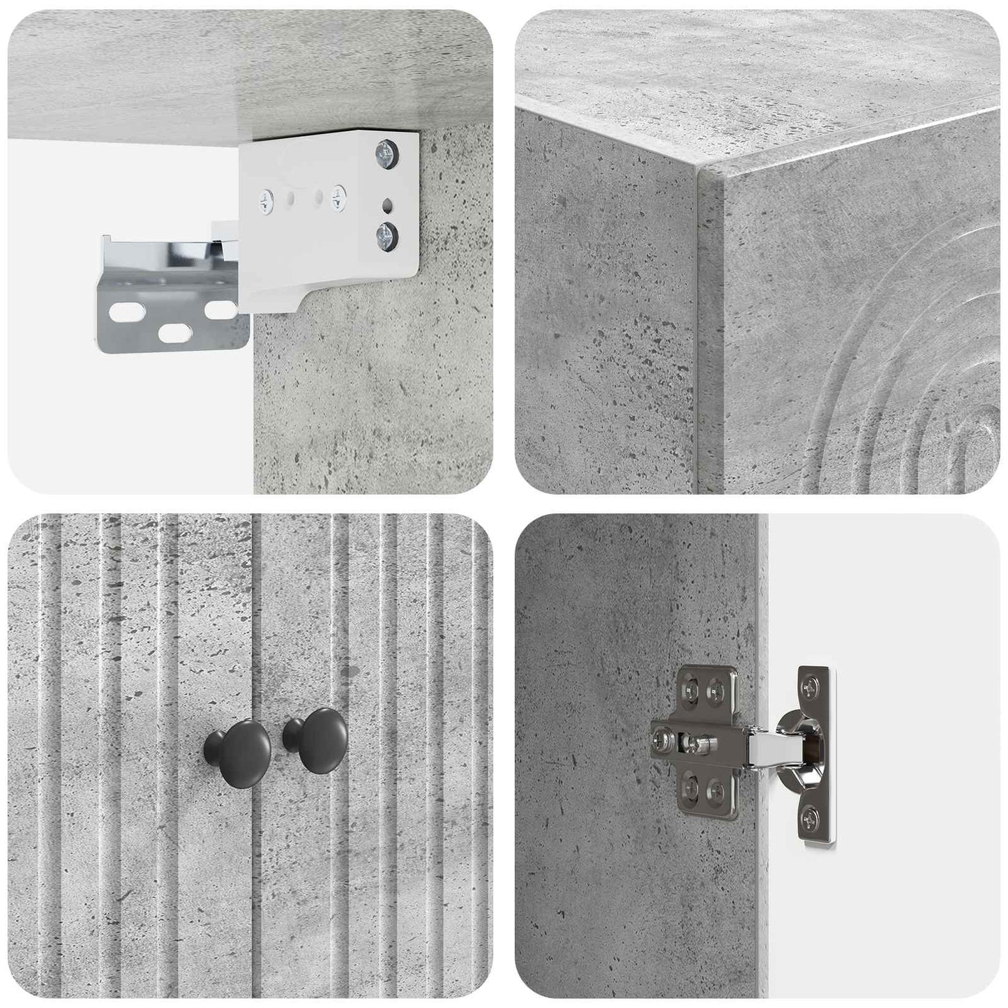 Schrankset 2 stk. Holzwerkstoff