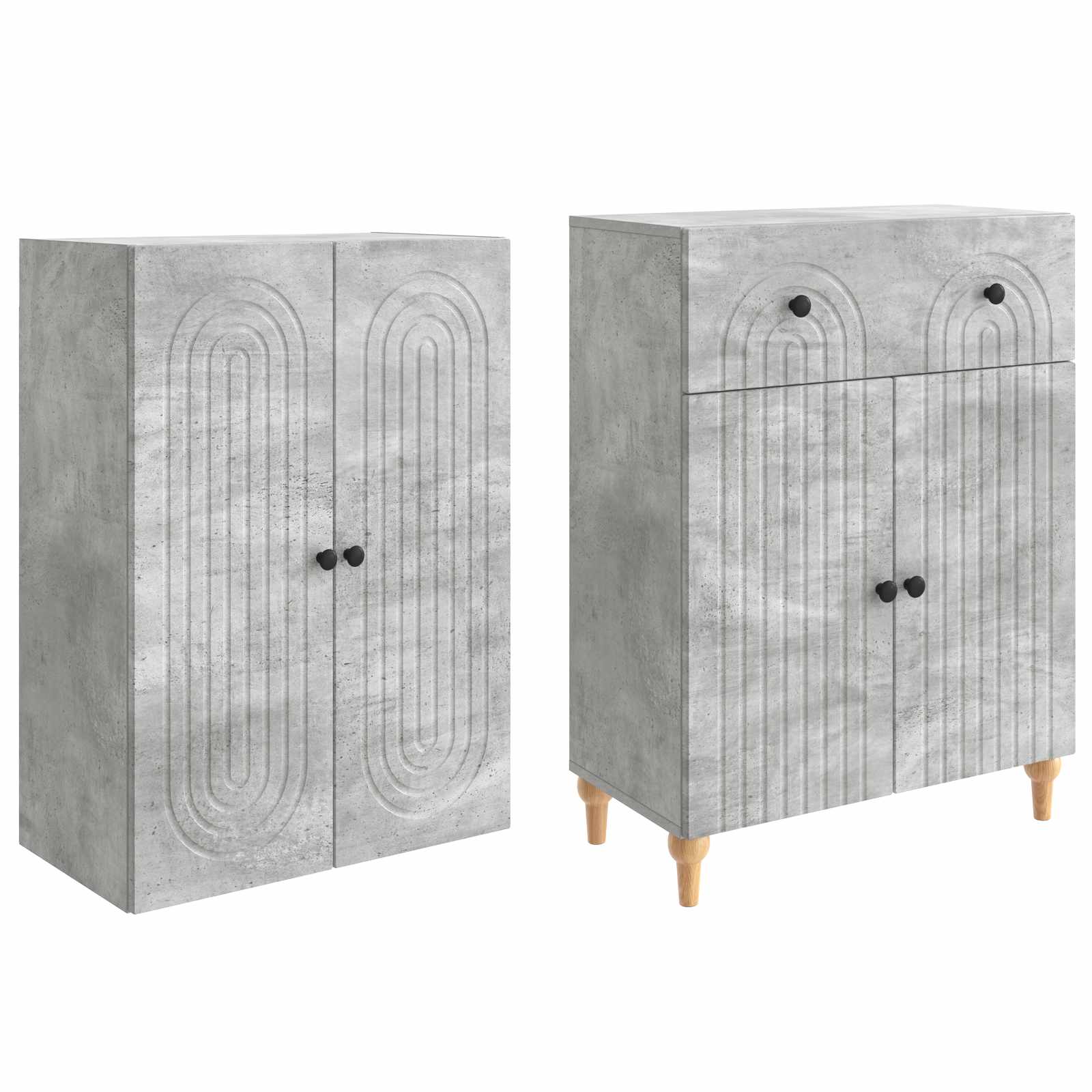 Schrankset 2 stk. Holzwerkstoff
