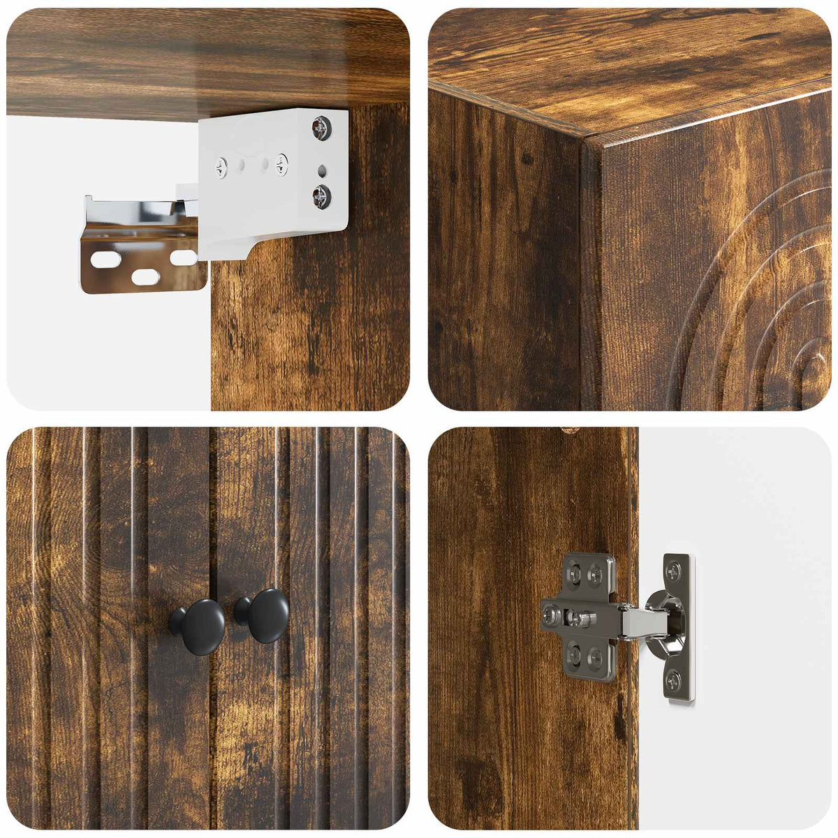 Schrankset 2 stk. Holzwerkstoff
